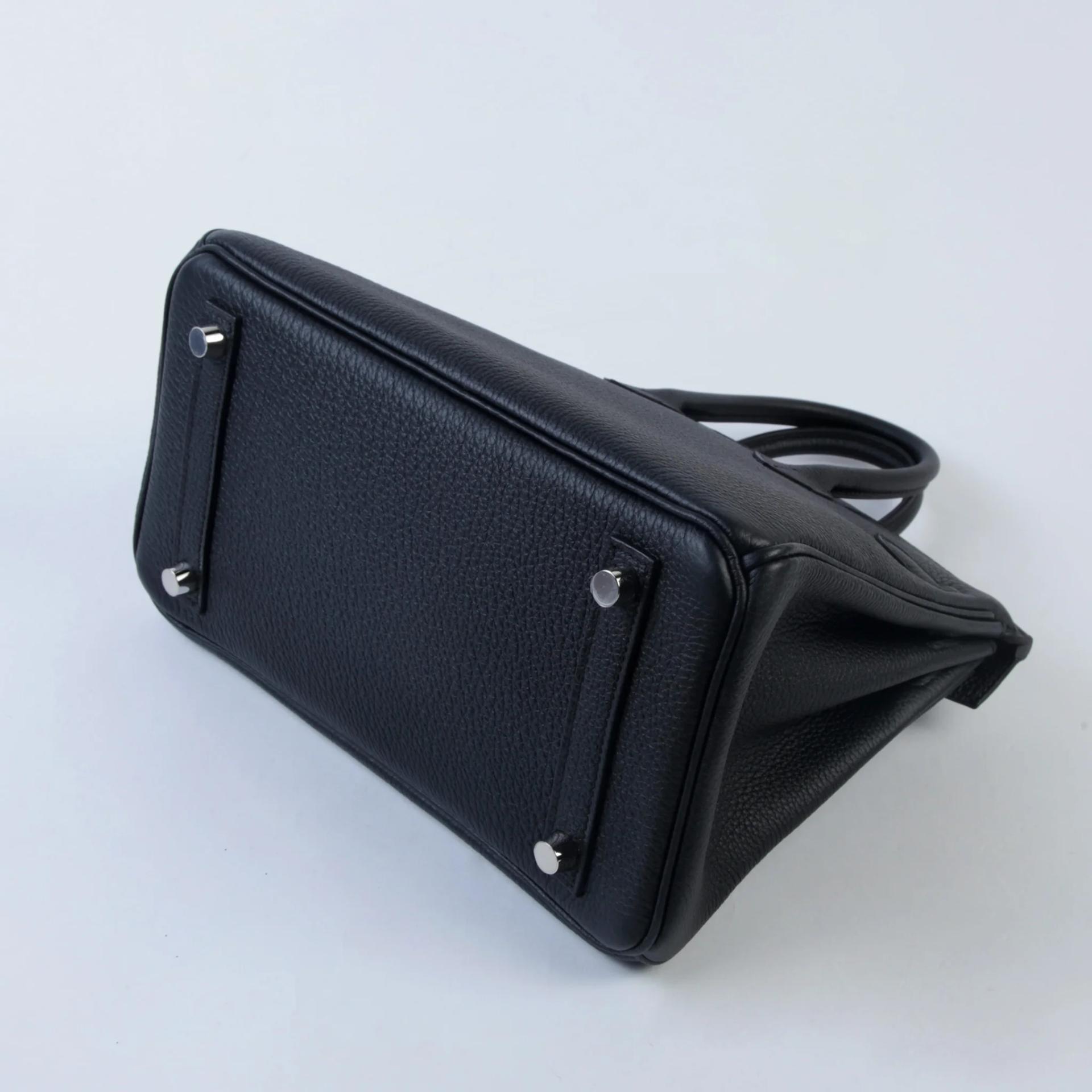 ランク N 新品 HERMÈS エルメス バーキン25 ブラック (89) トゴ シルバー金具 G刻印 (2026) - 7