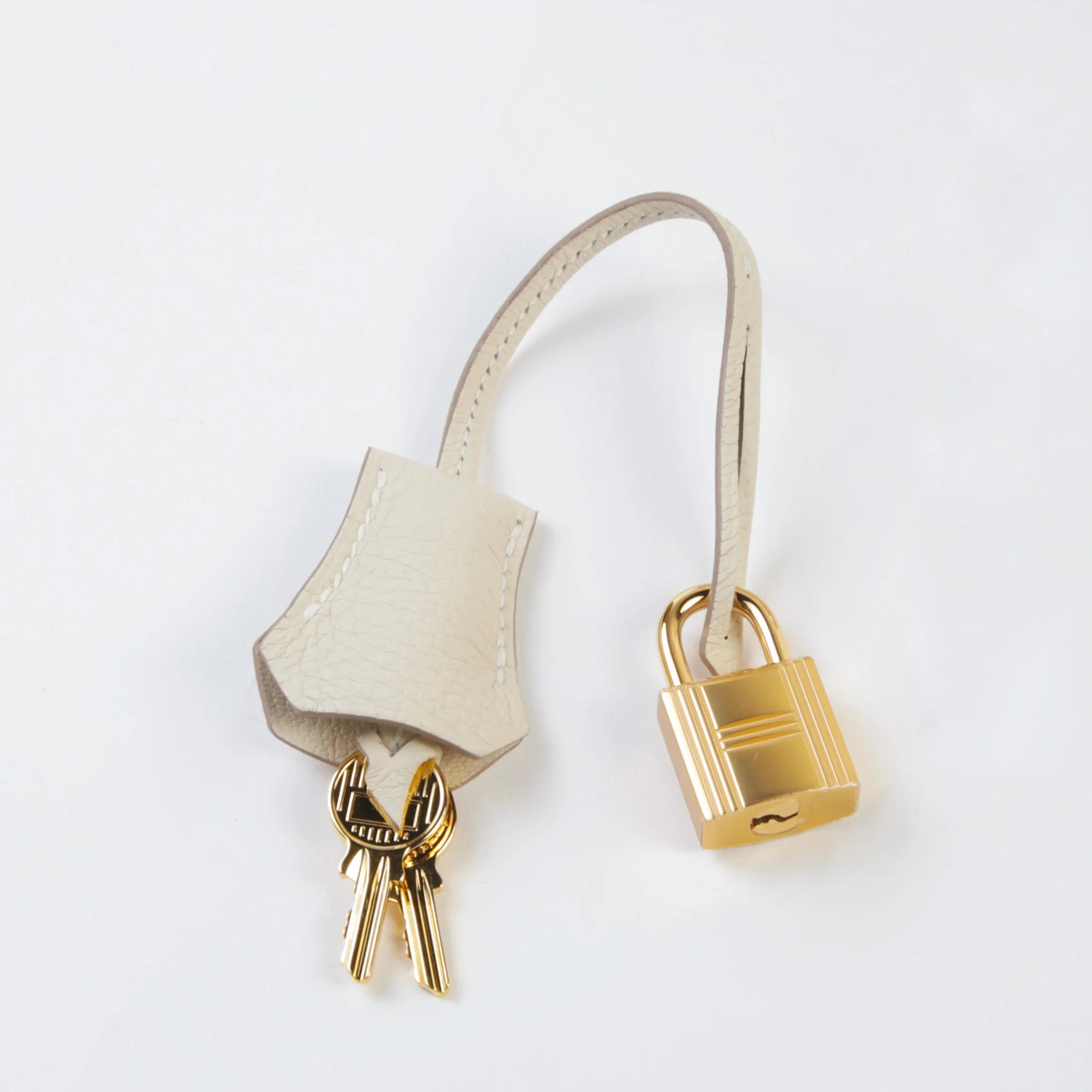 Brand New ( Rank N ) HERMÈS Birkin 25 Craie (10) Togo Gold hardware G (2026) - 14