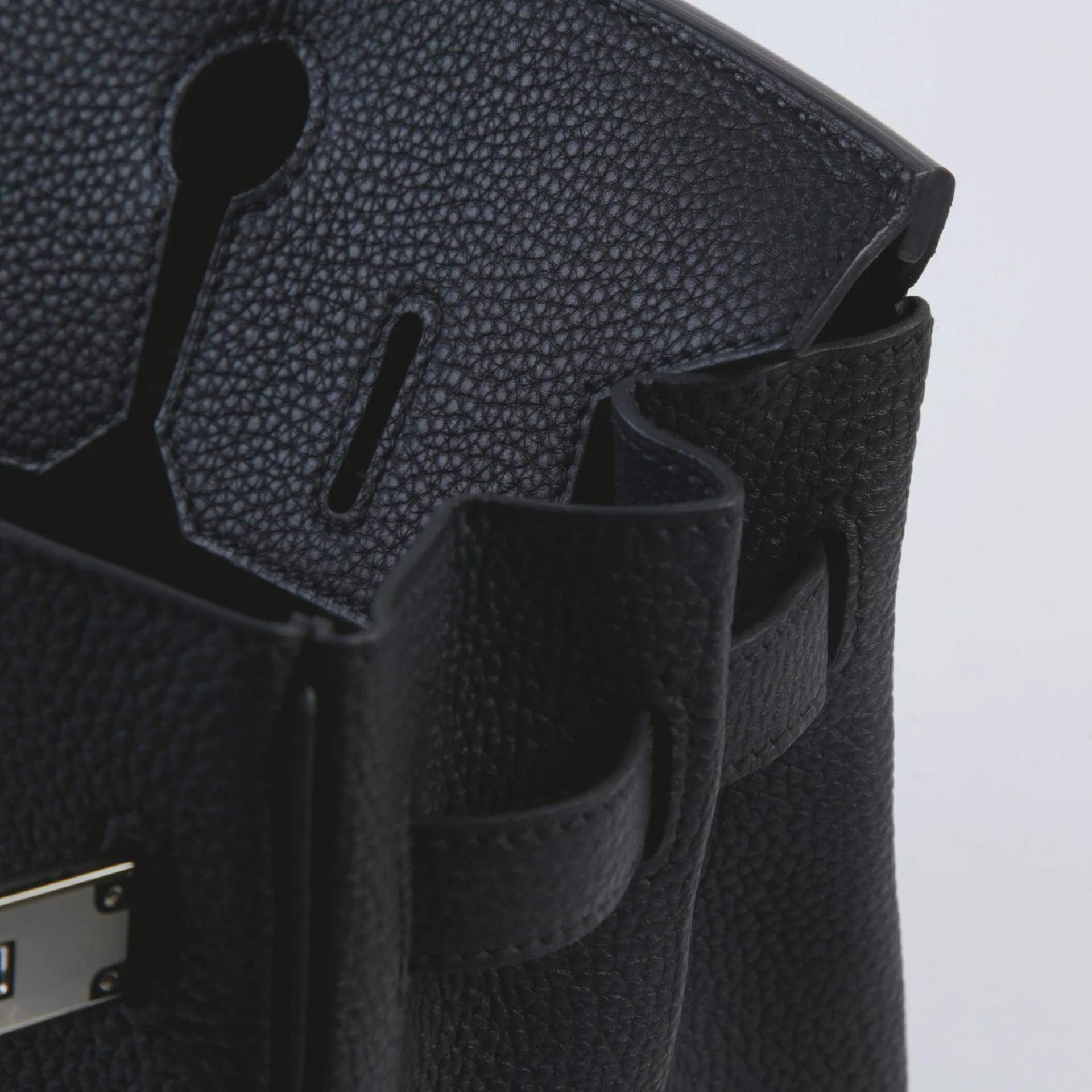 Brand New ( Rank N ) HERMÈS Birkin 30 Noir (89) Togo Palladium hardware G (2026) - 11