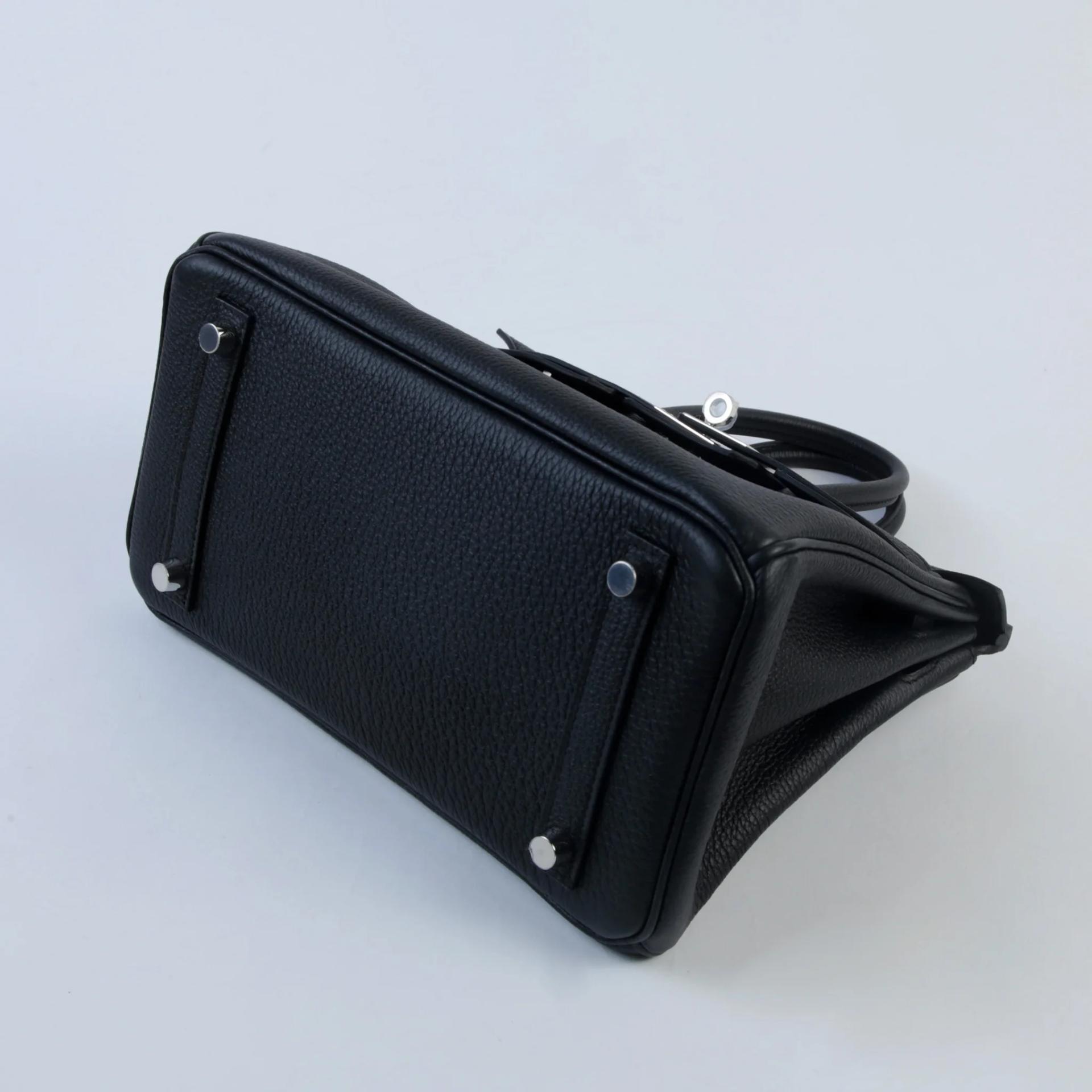 ランク N 新品 HERMÈS エルメス バーキン25 ブラック (89) トゴ シルバー金具 G刻印 (2026) - 5