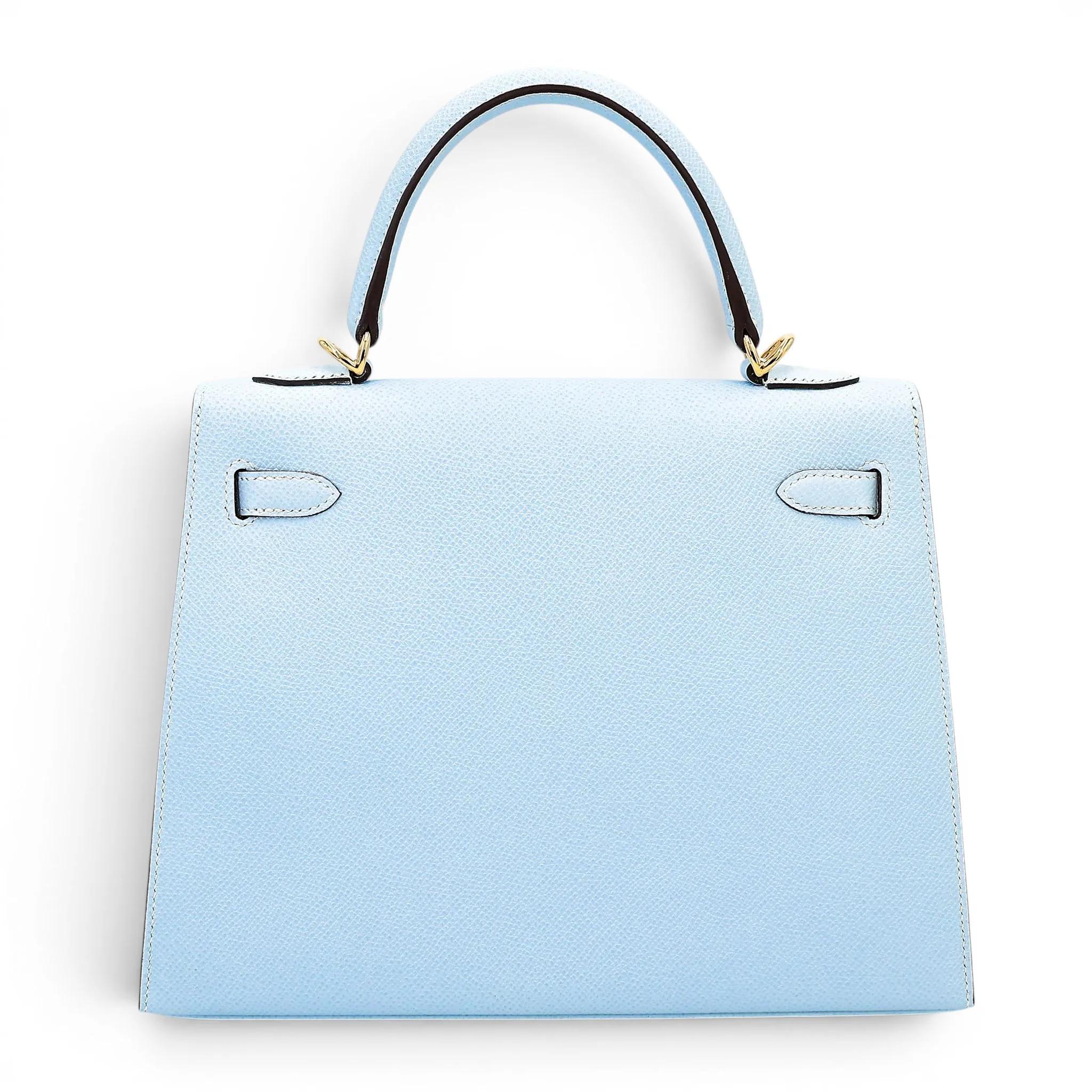 Kelly 25 Sellier Bleu Brume (T0)