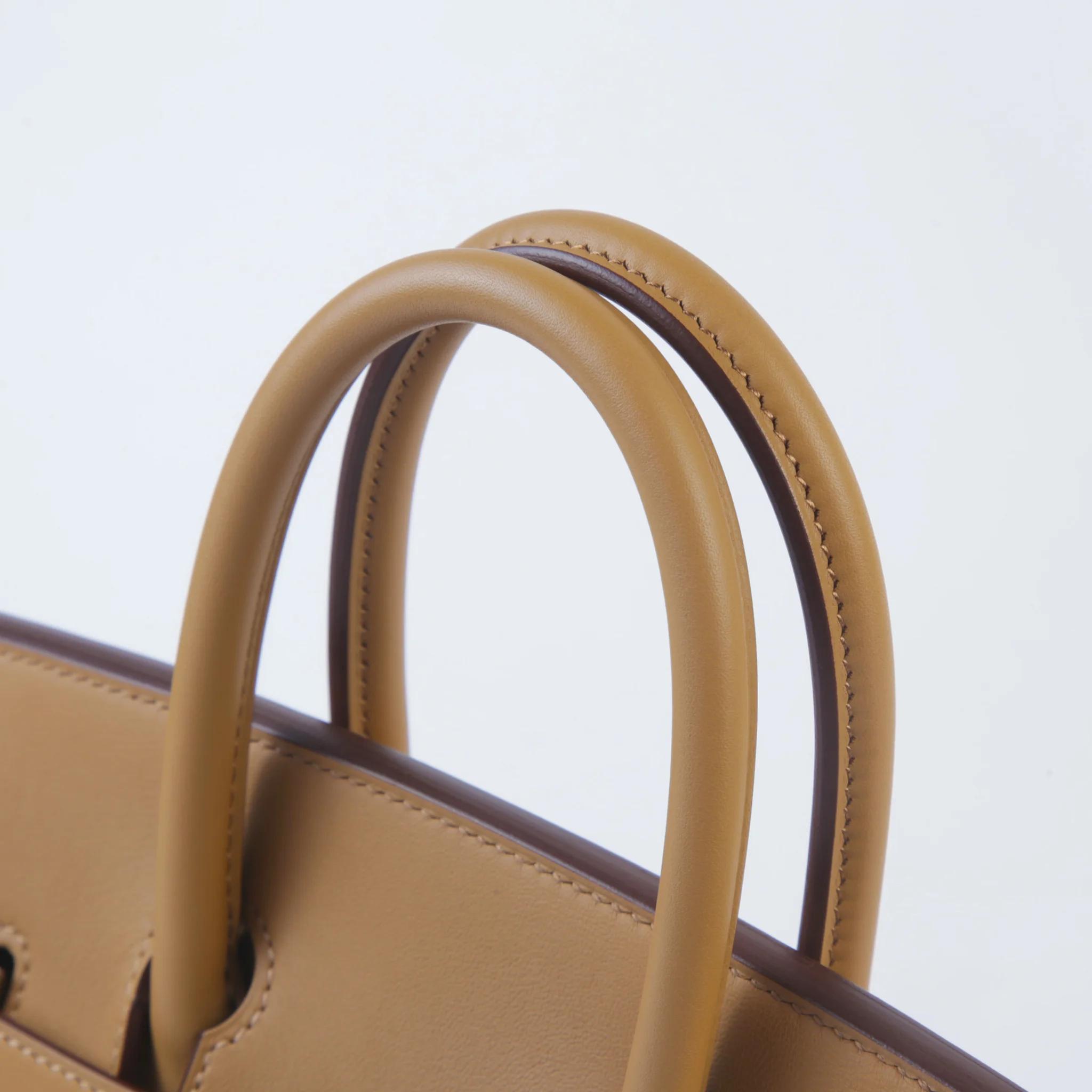 Unused ( Rank NS ) HERMÈS Limited Edition Birkin 25 In & Out Biscuit (4B) Swift Palladium hardware Z (2021) - 3