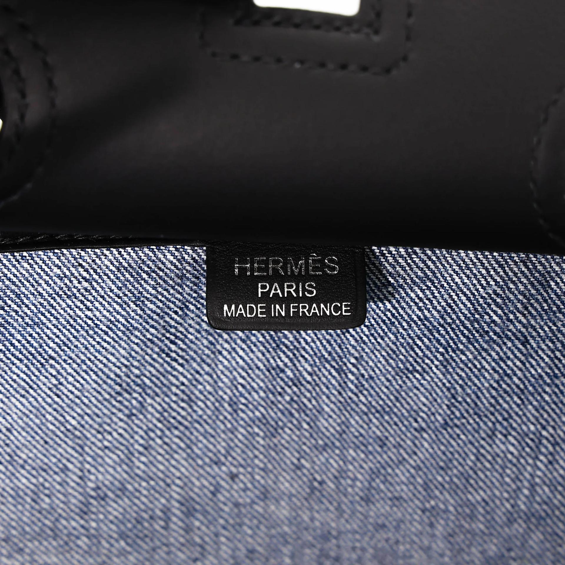 Brand New ( Rank N ) HERMÈS Limited Edition Birkin Cargo 35 Denim Denim Swift Palladium hardware K (2025) - 20
