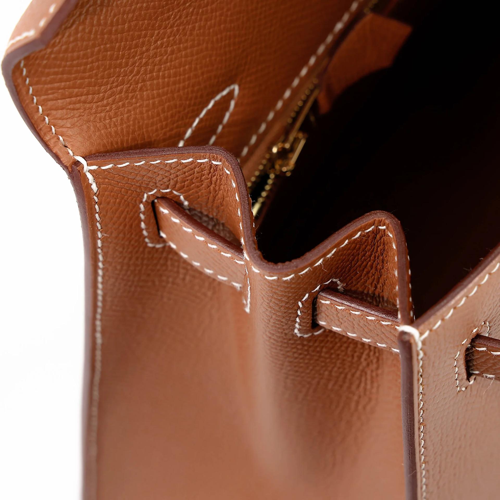 ランク SA HERMÈS エルメス ケリー25 セリエ ゴールド (37) エプソン ゴールド金具 Z刻印 (2021) - 17