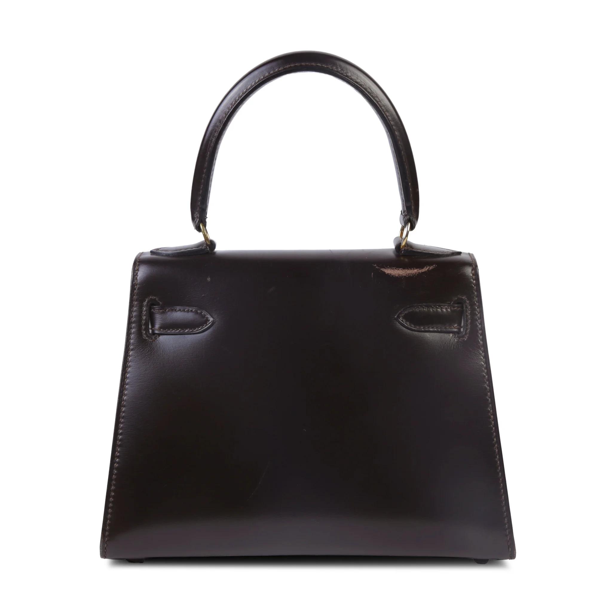 Vintage Mini Kelly 20 Brown