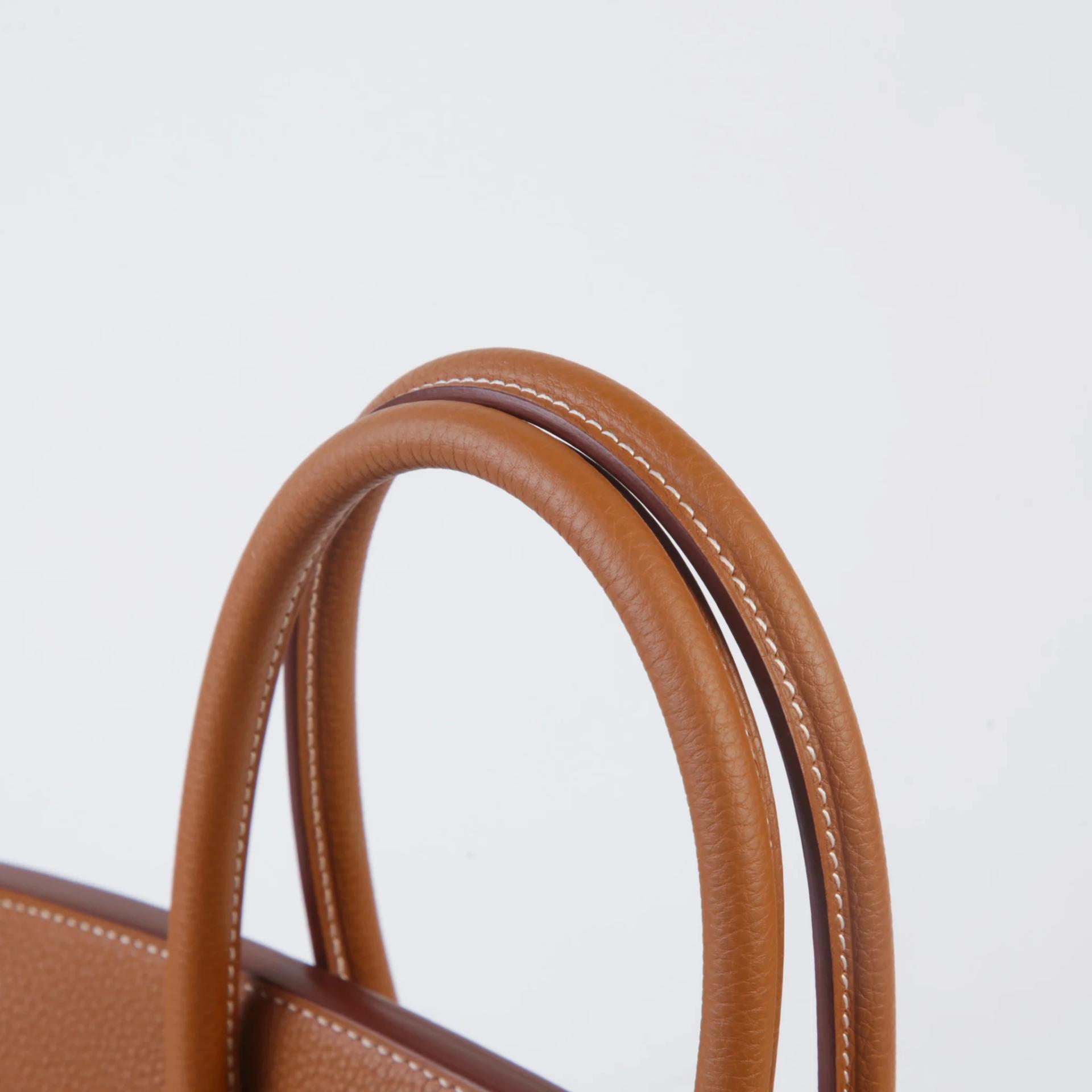 ランク N 新品 HERMÈS エルメス バーキン30 ゴールド (37) トゴ シルバー金具 G刻印 (2026) - 3