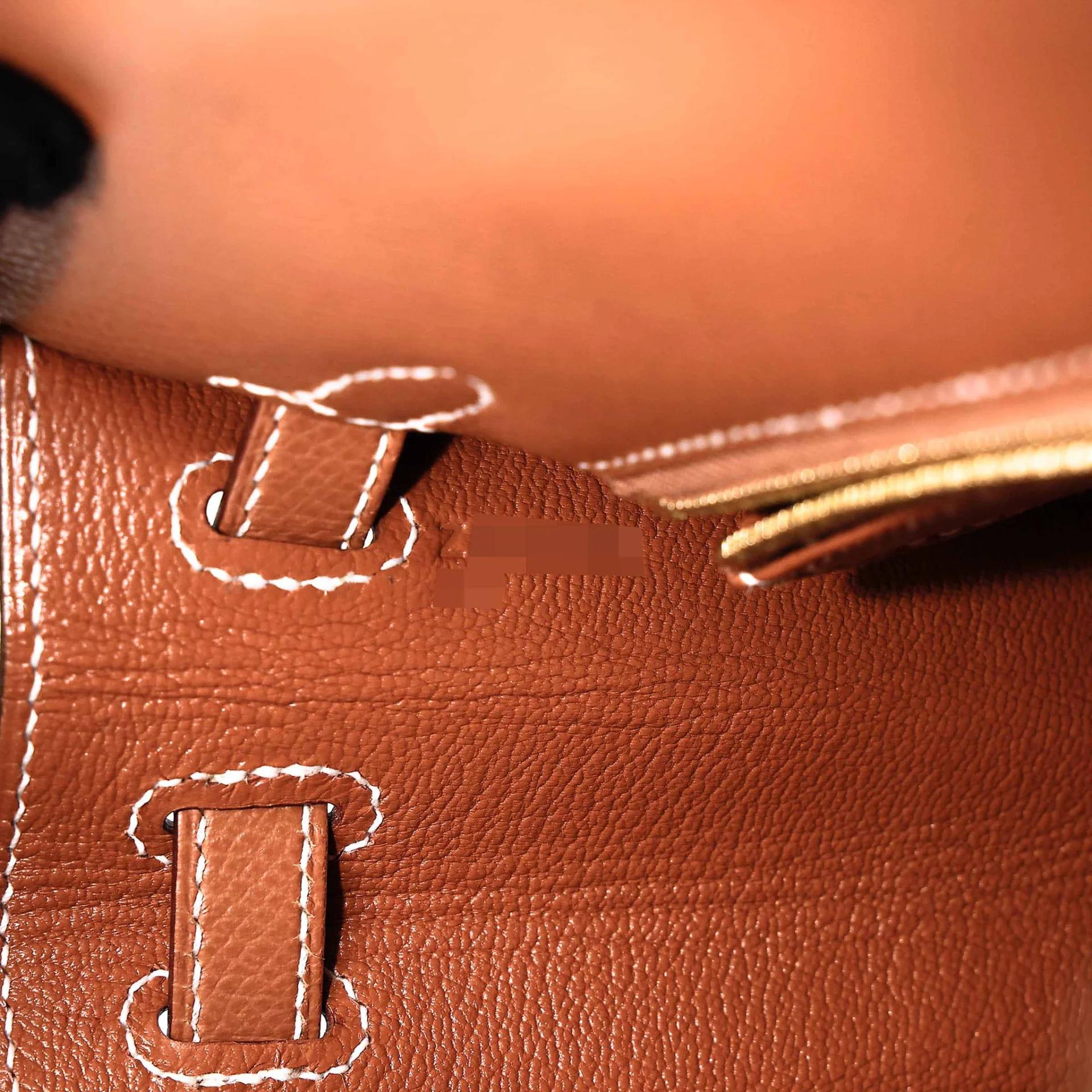 ランク SA HERMÈS エルメス ケリー25 セリエ ゴールド (37) エプソン ゴールド金具 Z刻印 (2021) - 15