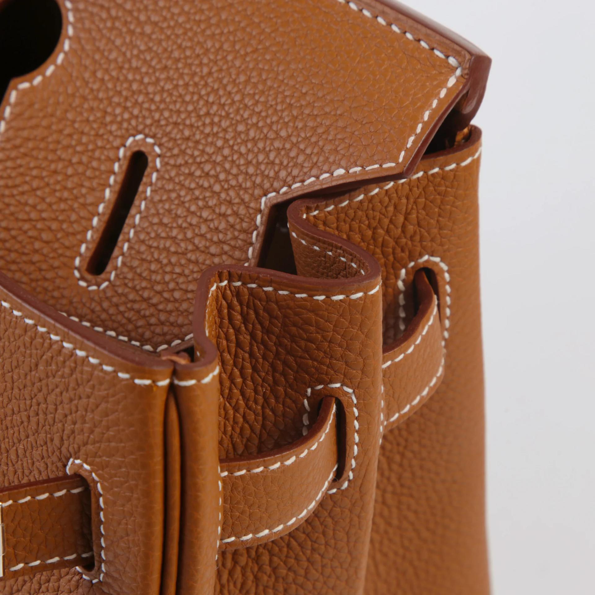 ランク N 新品 HERMÈS エルメス バーキン30 ゴールド (37) トゴ シルバー金具 G刻印 (2026) - 11