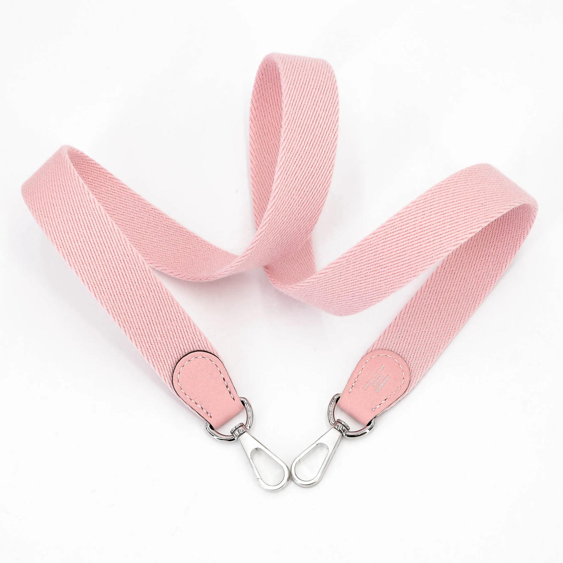 未使用保存品 HERMÈS 愛馬仕 Mini Evelyne 16 Amazone 89cm 3Q 櫻花粉 Rose Sakura Clemence小牛皮 銀扣 W刻 2024年 - 13