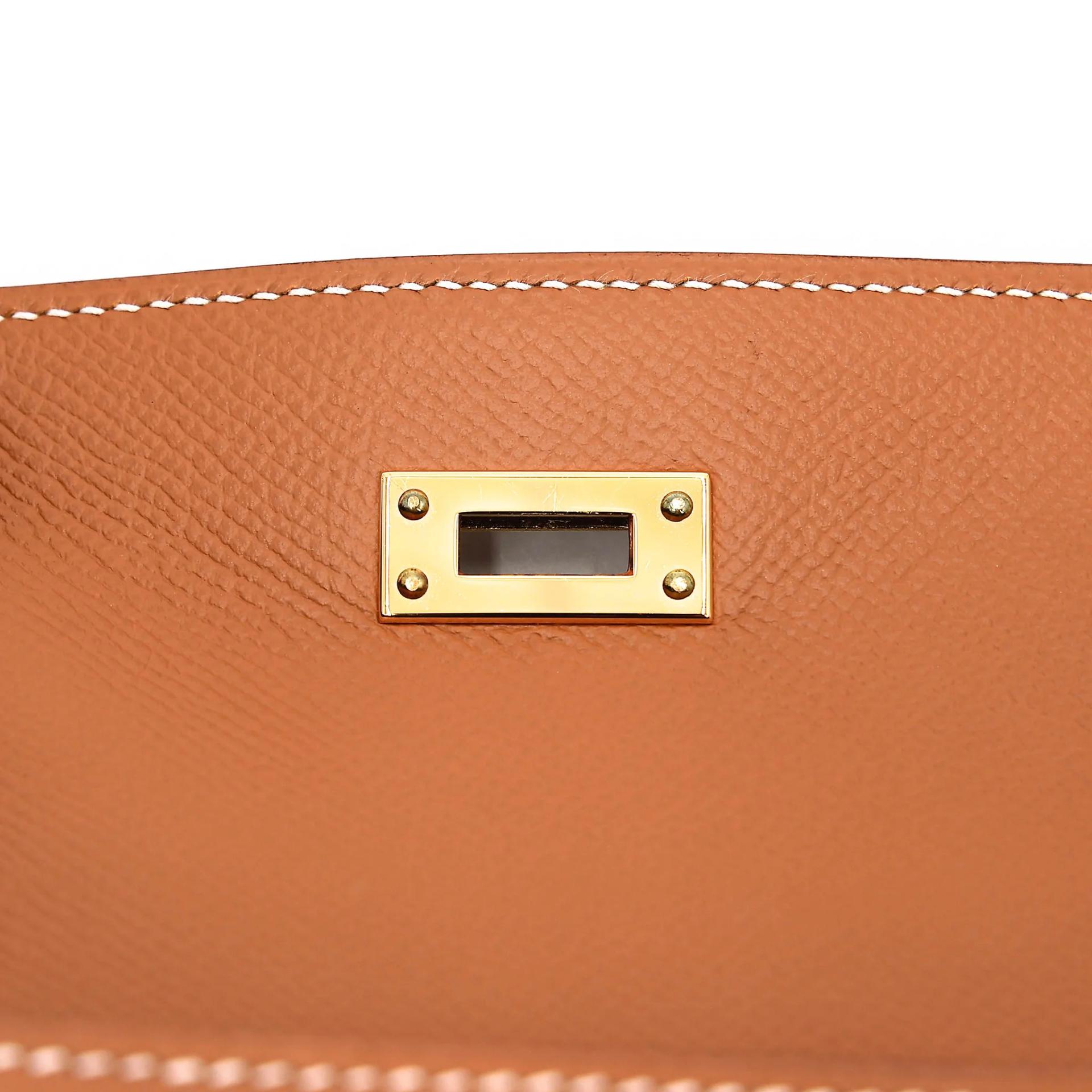 ランク SA HERMÈS エルメス ケリー25 セリエ ゴールド (37) エプソン ゴールド金具 Z刻印 (2021) - 11