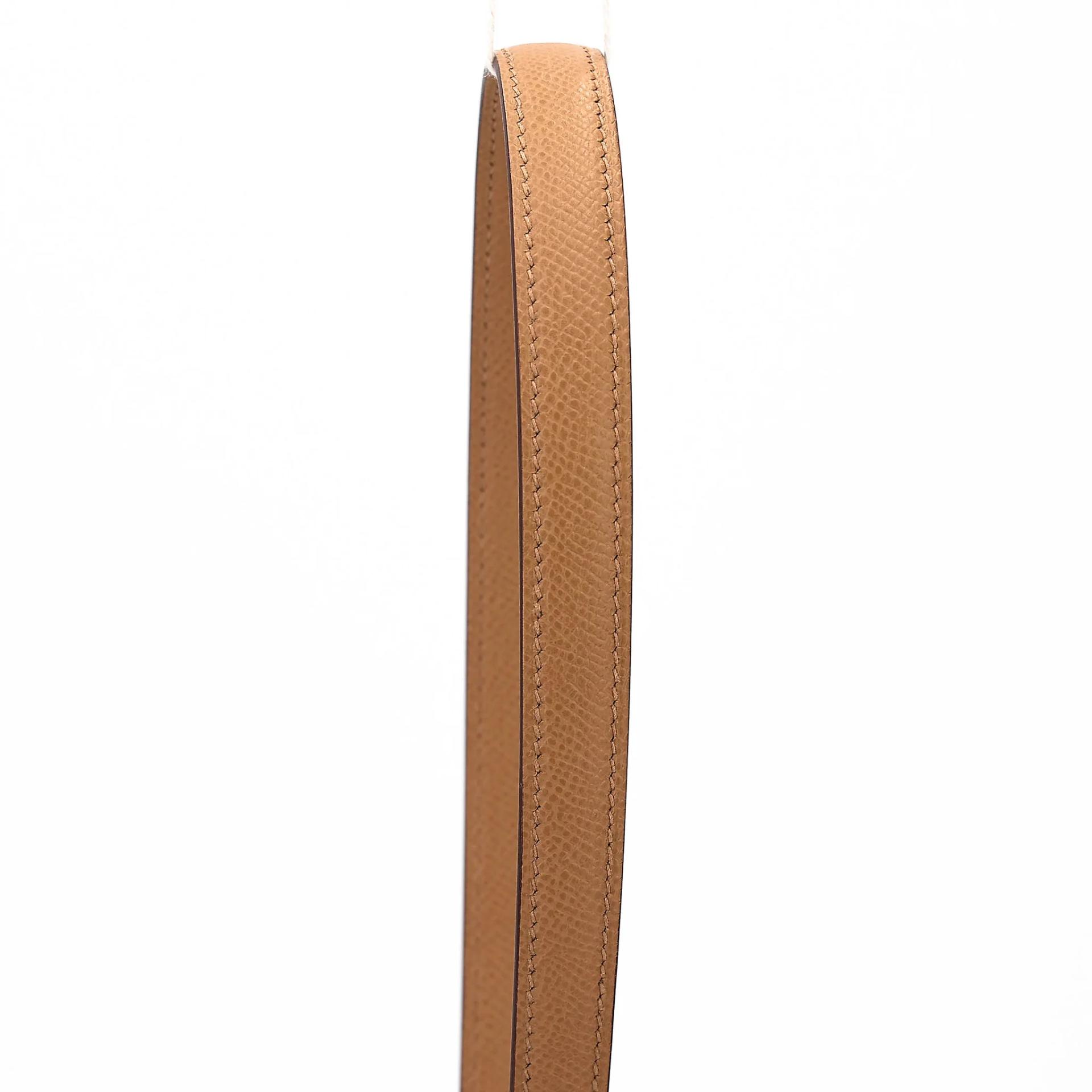 全新 HERMÈS 愛馬仕 限量收藏款 Kelly 20 en Desordre 4B 餅幹色 Biscuit Epsom牛皮 銀扣 G刻 2026年 - 3