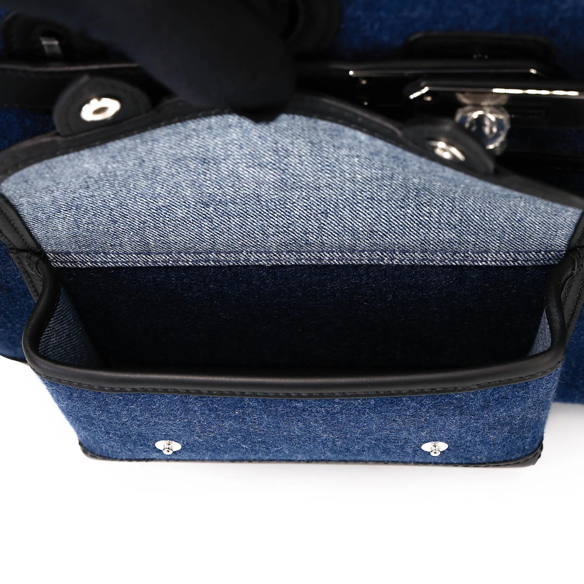 Brand New ( Rank N ) HERMÈS Limited Edition Birkin Cargo 35 Denim Denim Swift Palladium hardware K (2025) - 13