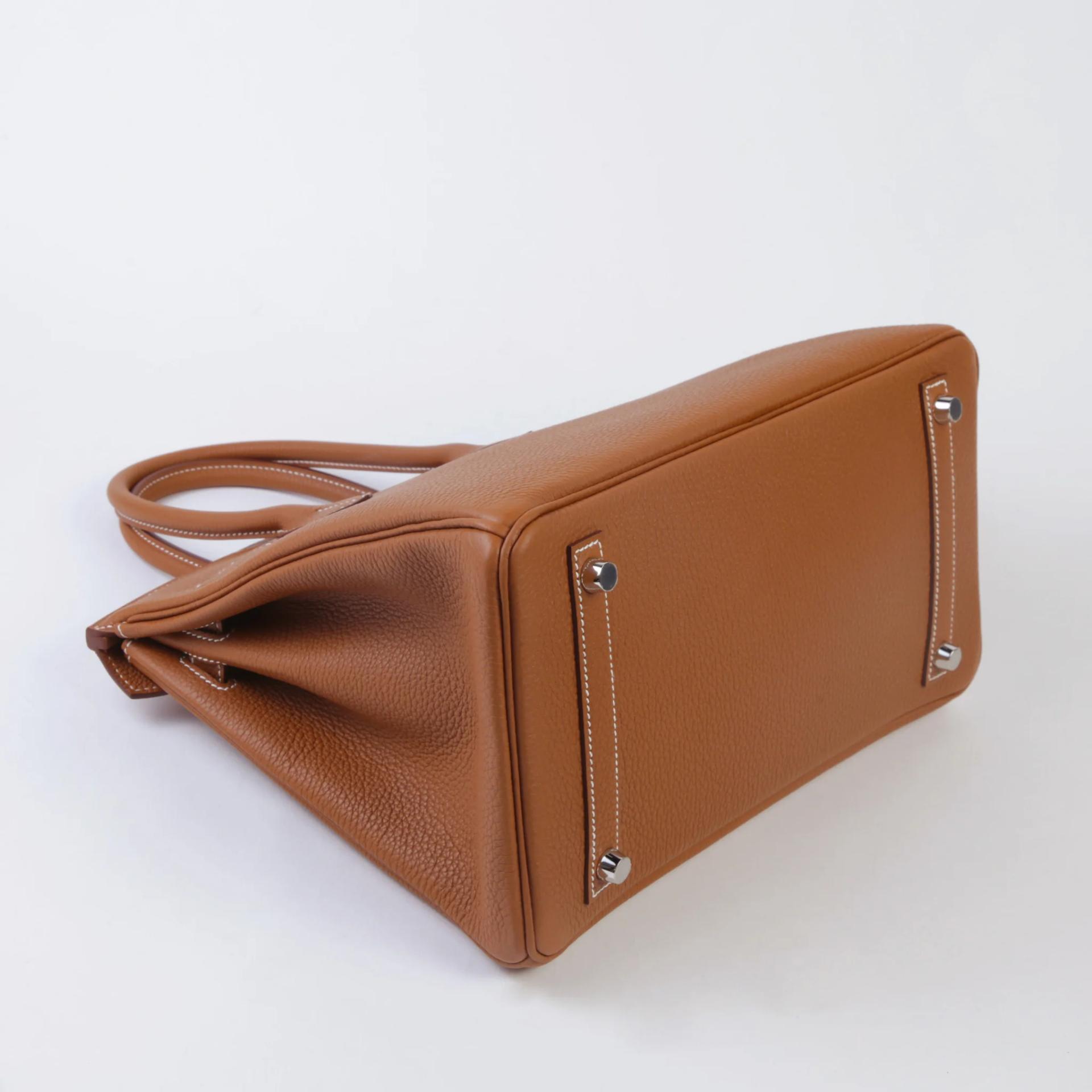 ランク N 新品 HERMÈS エルメス バーキン30 ゴールド (37) トゴ シルバー金具 G刻印 (2026) - 6