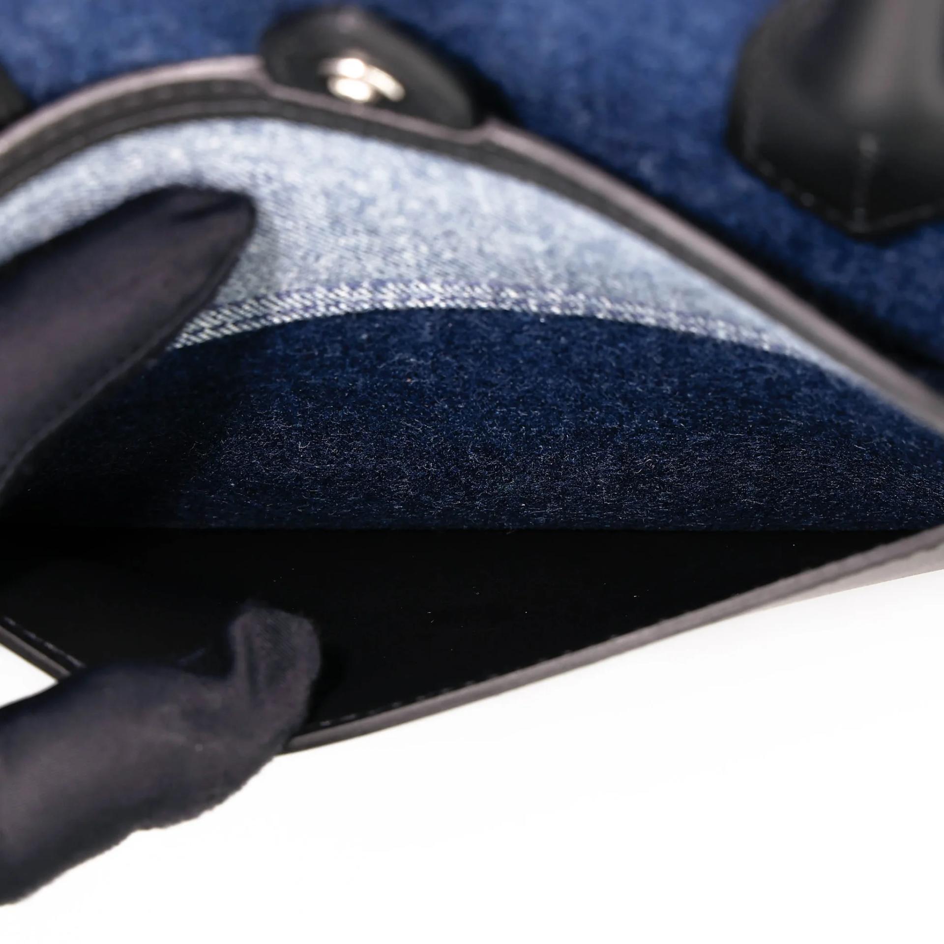 Brand New ( Rank N ) HERMÈS Limited Edition Birkin Cargo 35 Denim Denim Swift Palladium hardware K (2025) - 11