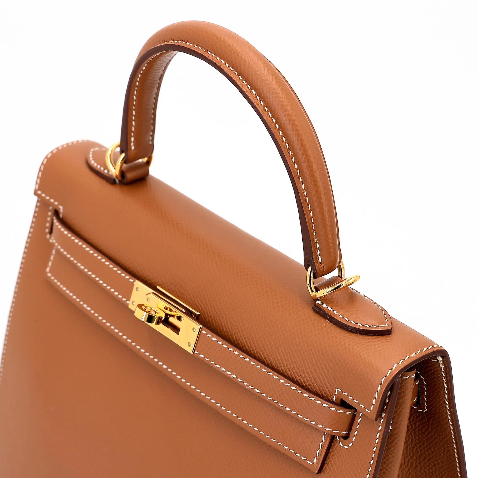 ランク SA HERMÈS エルメス ケリー25 セリエ ゴールド (37) エプソン ゴールド金具 Z刻印 (2021) - 3