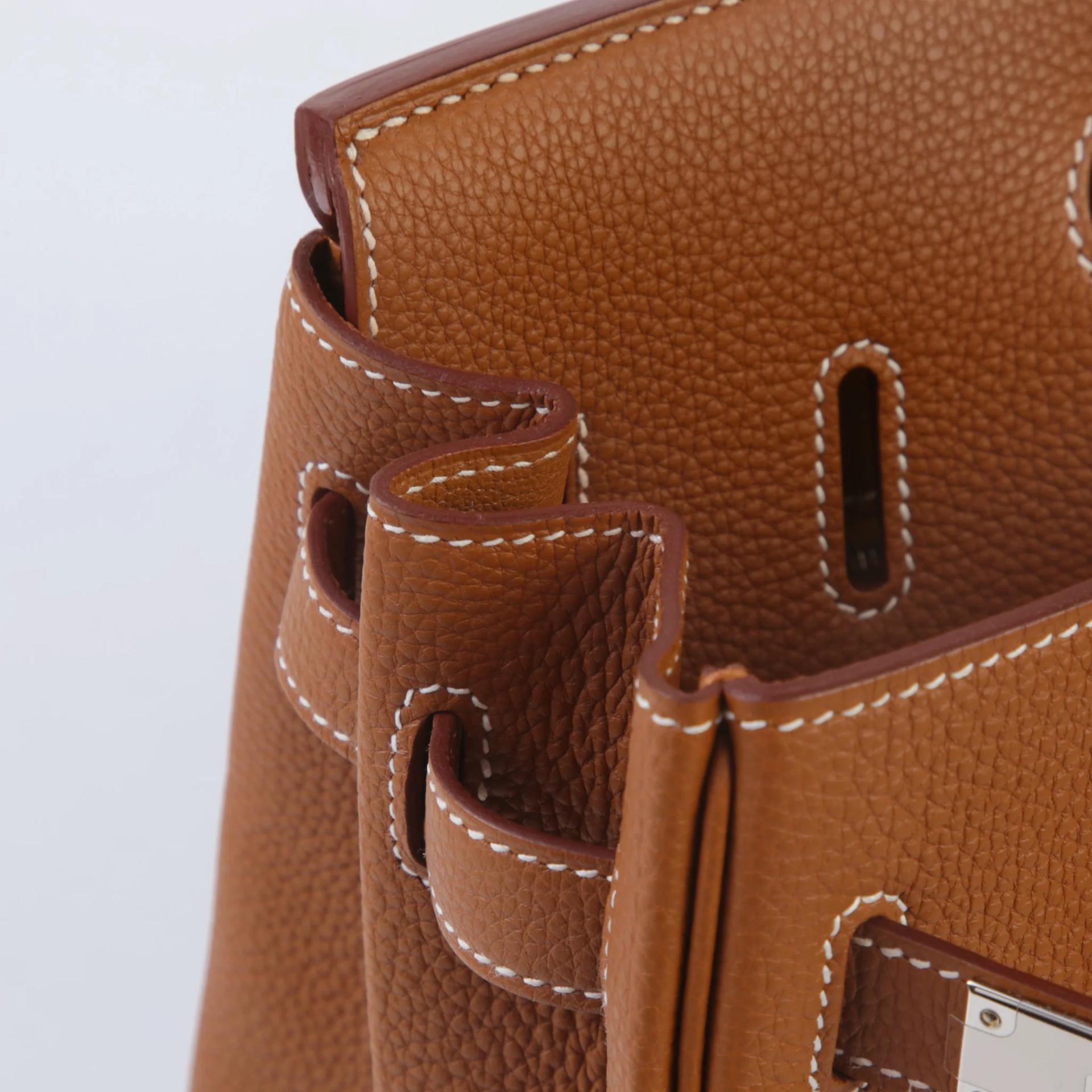 ランク N 新品 HERMÈS エルメス バーキン30 ゴールド (37) トゴ シルバー金具 G刻印 (2026) - 12