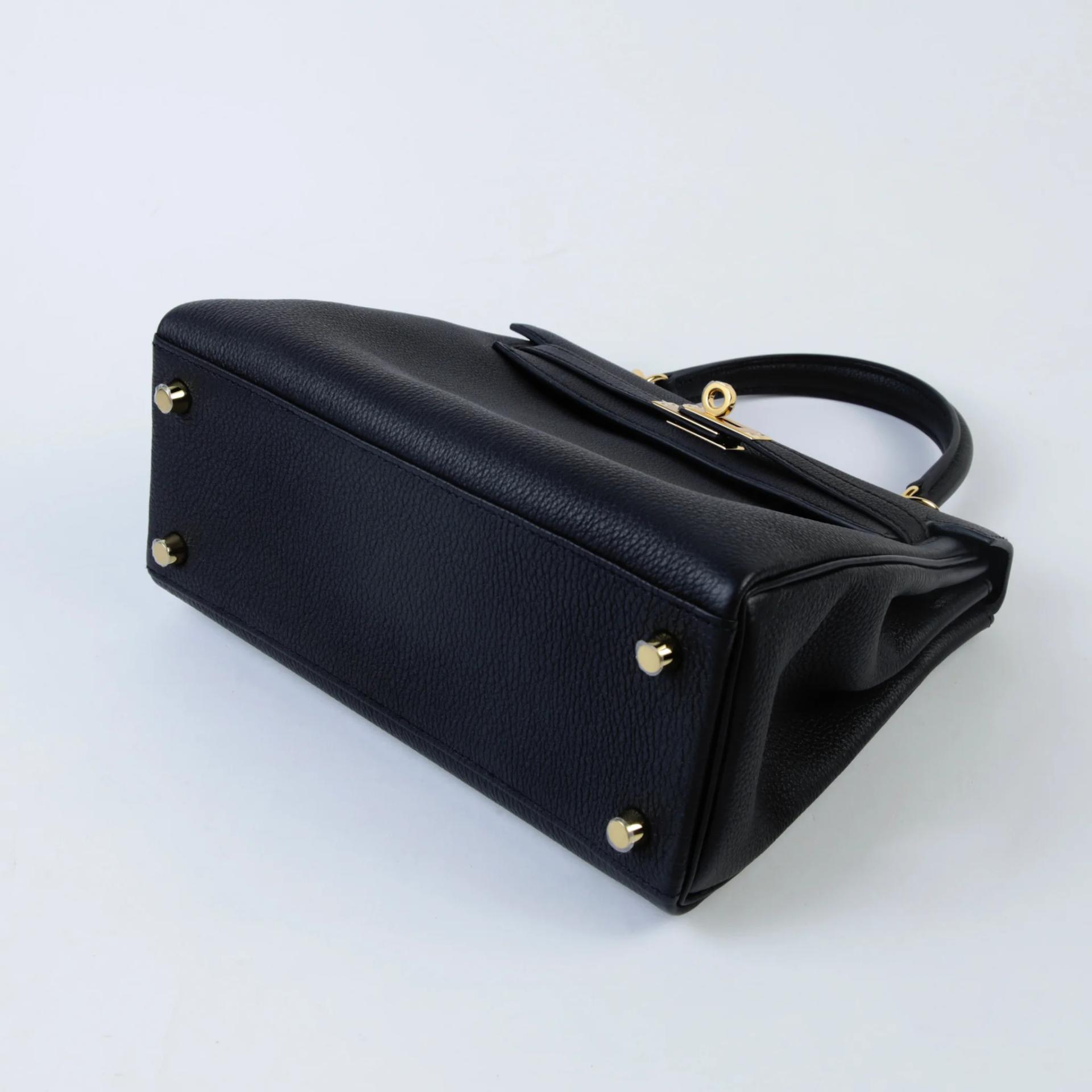 ランク N 新品 HERMÈS エルメス ケリー25 内縫い ブラック (89) トゴ ゴールド金具 G刻印 (2026) - 5