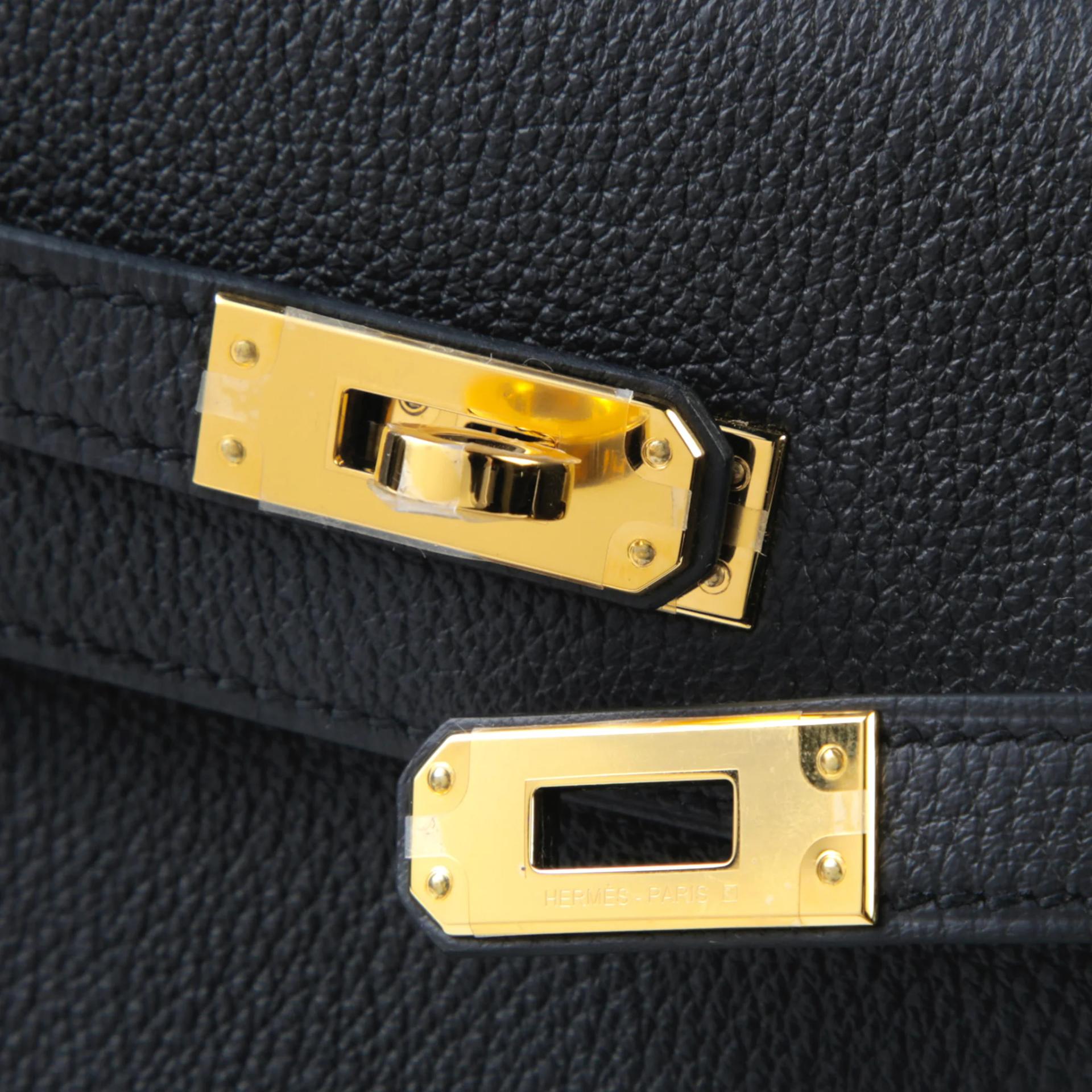 ランク N 新品 HERMÈS エルメス ケリー25 内縫い ブラック (89) トゴ ゴールド金具 G刻印 (2026) - 8