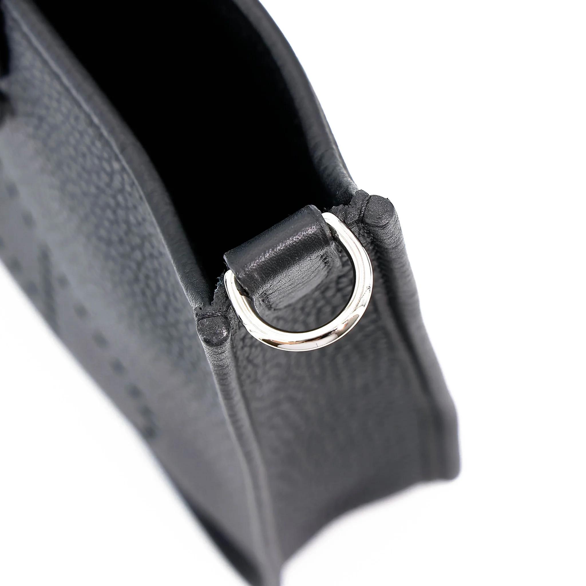 Brand New ( Rank N ) HERMÈS Neo Evelyne 16 Noir (89) Clemence Palladium hardware G (2026) - 10