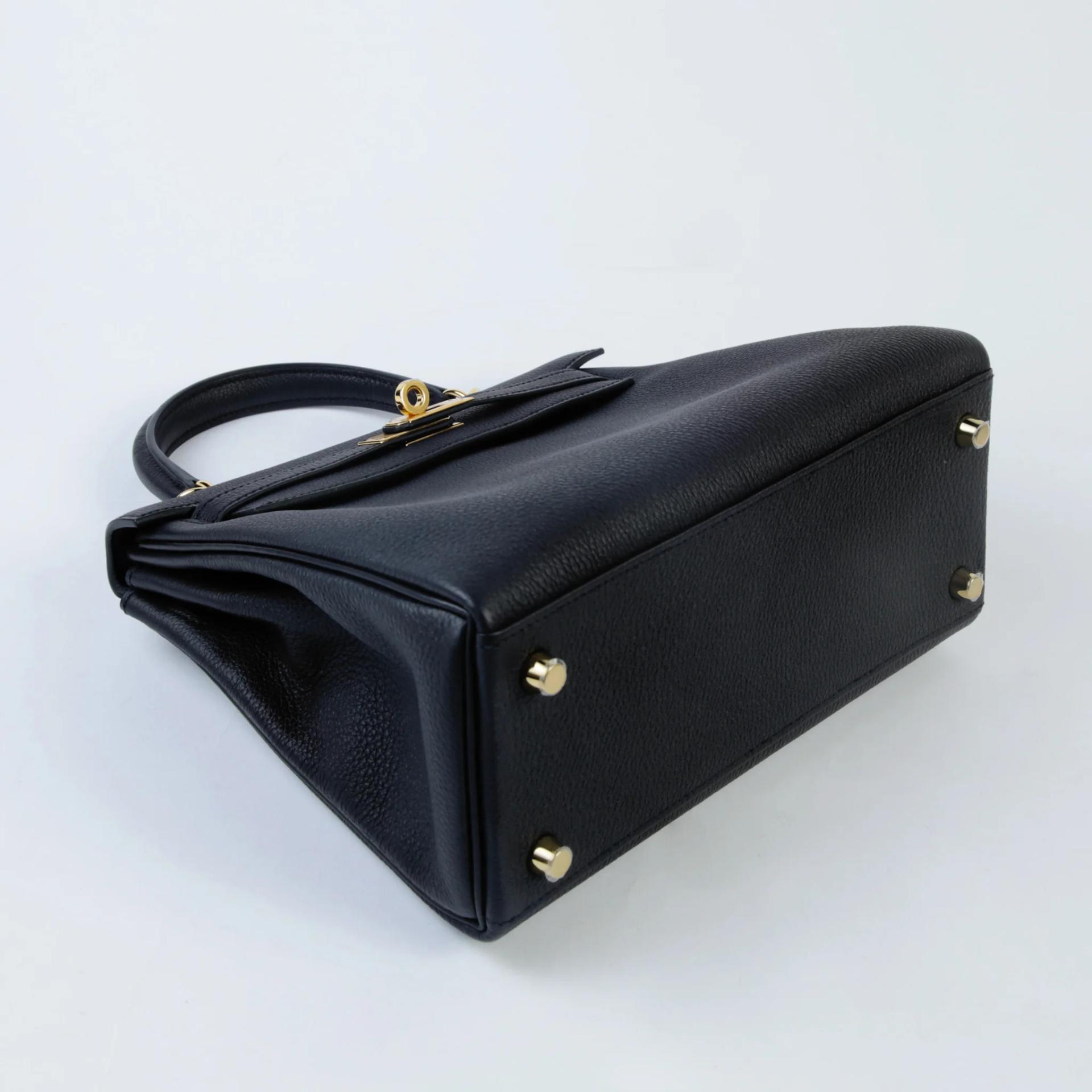 ランク N 新品 HERMÈS エルメス ケリー25 内縫い ブラック (89) トゴ ゴールド金具 G刻印 (2026) - 4
