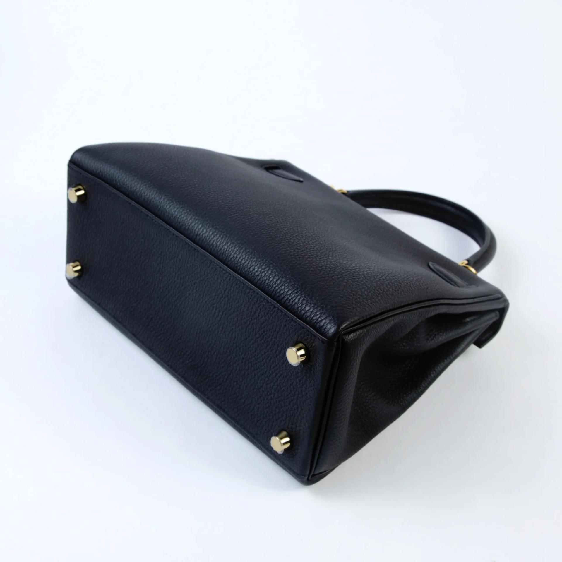 ランク N 新品 HERMÈS エルメス ケリー25 内縫い ブラック (89) トゴ ゴールド金具 G刻印 (2026) - 7