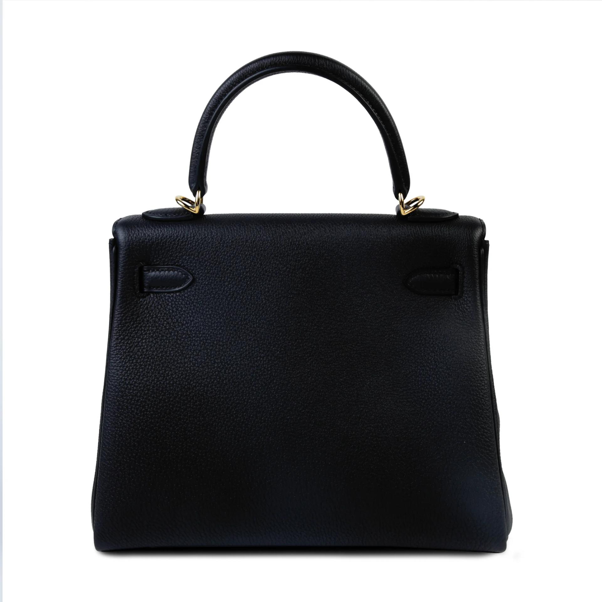 ランク N 新品 HERMÈS エルメス ケリー25 内縫い ブラック (89) トゴ ゴールド金具 G刻印 (2026) - 2