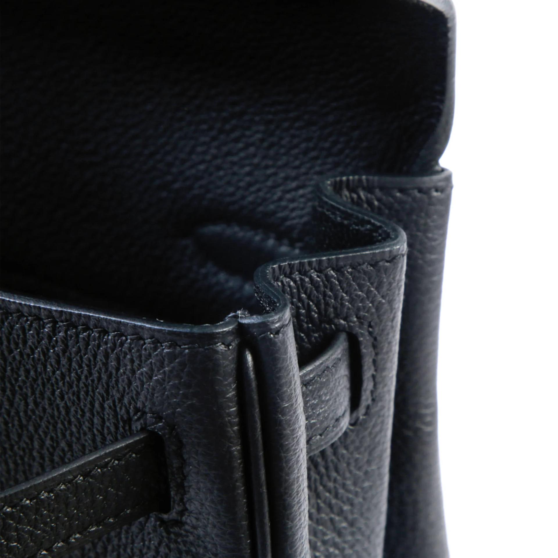 ランク N 新品 HERMÈS エルメス ケリー25 内縫い ブラック (89) トゴ ゴールド金具 G刻印 (2026) - 10