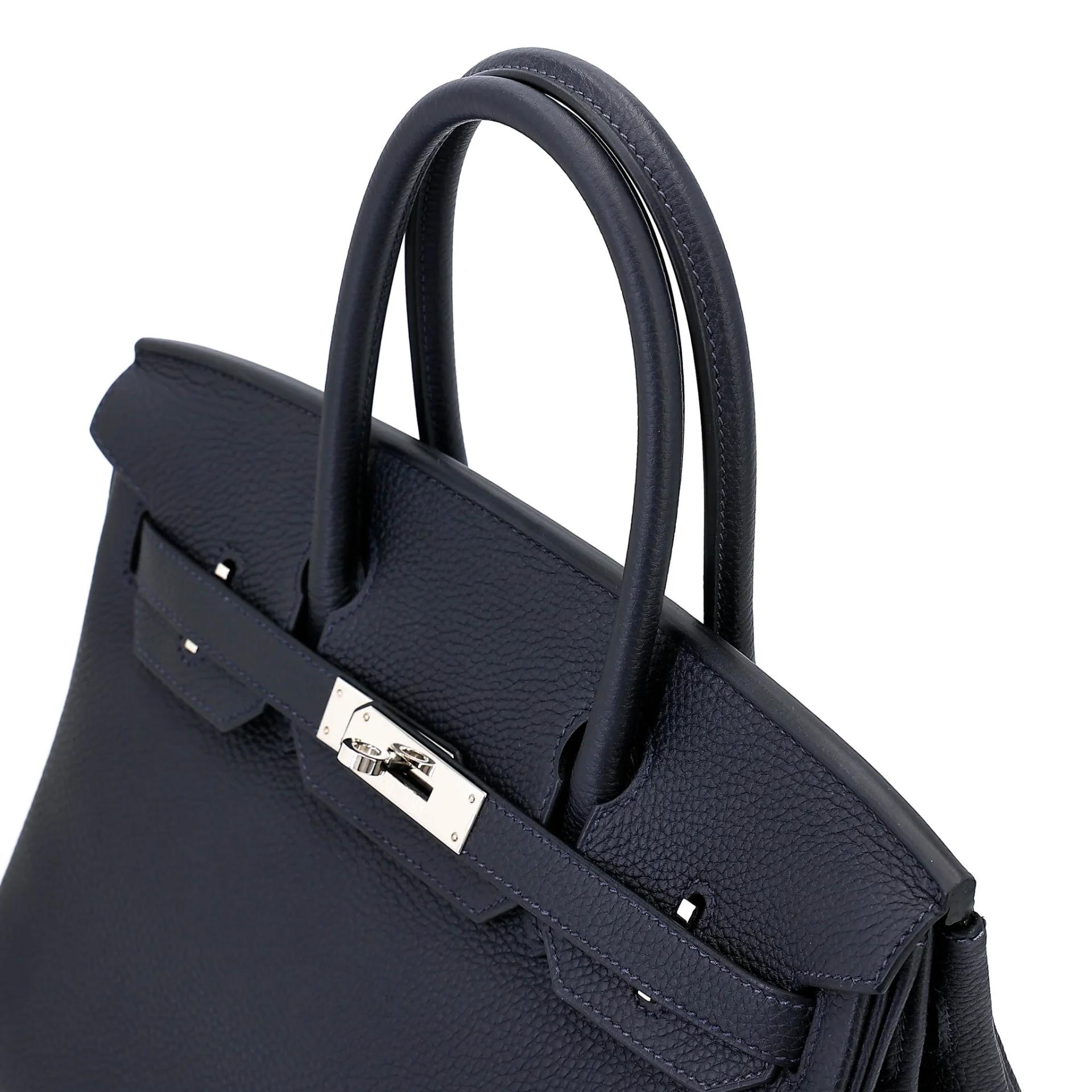 Excellent ( Rank SA ) HERMÈS Birkin 30 Caban (3Y) Togo Palladium hardware U (2022) - 3