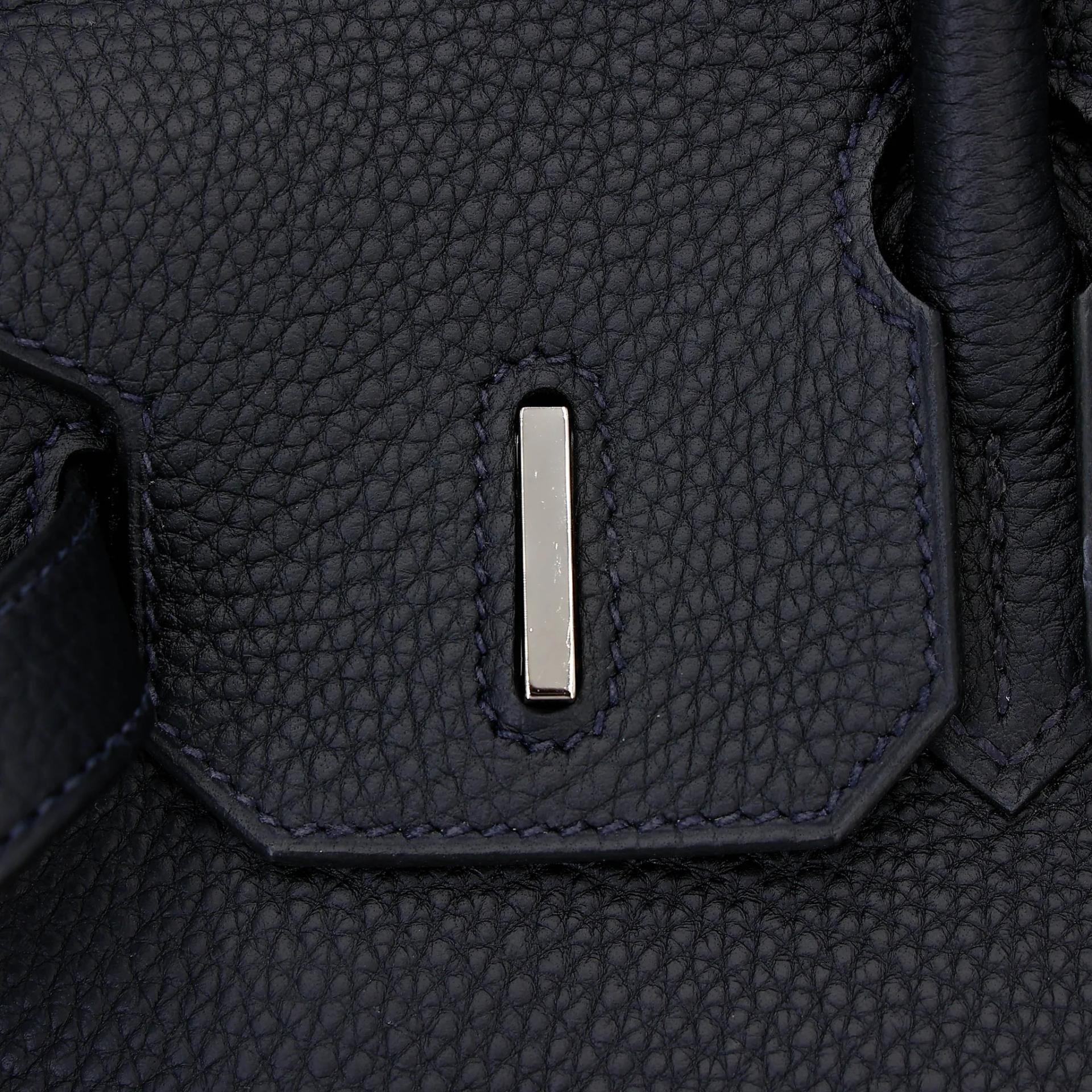 Excellent ( Rank SA ) HERMÈS Birkin 30 Caban (3Y) Togo Palladium hardware U (2022) - 10