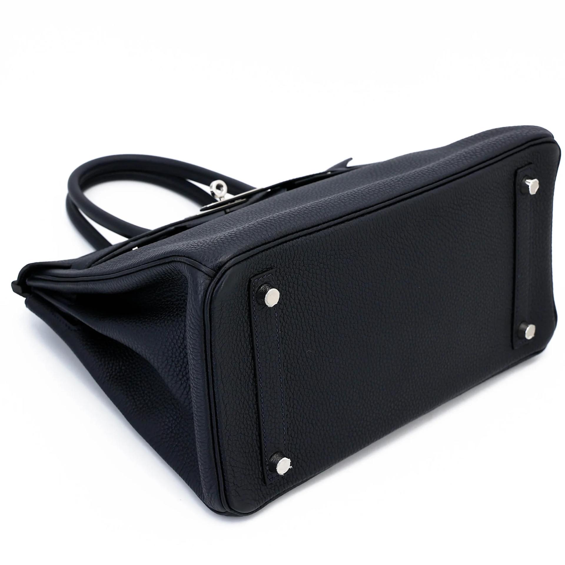 Excellent ( Rank SA ) HERMÈS Birkin 30 Caban (3Y) Togo Palladium hardware U (2022) - 5