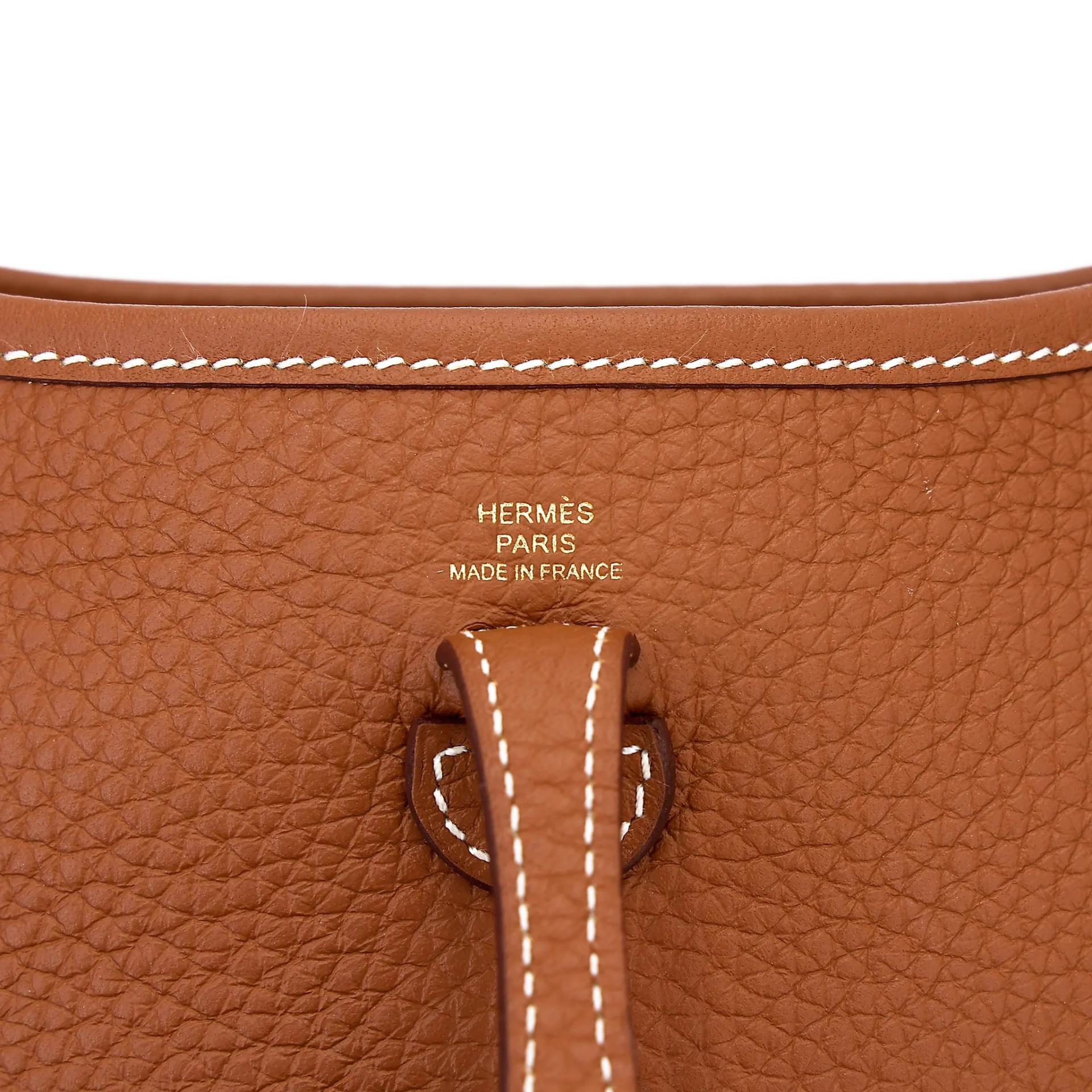 ランク A HERMÈS エルメス ネオエブリン TPM ゴールド (37) トリヨン ゴールド金具 B刻印 (2023) - 9