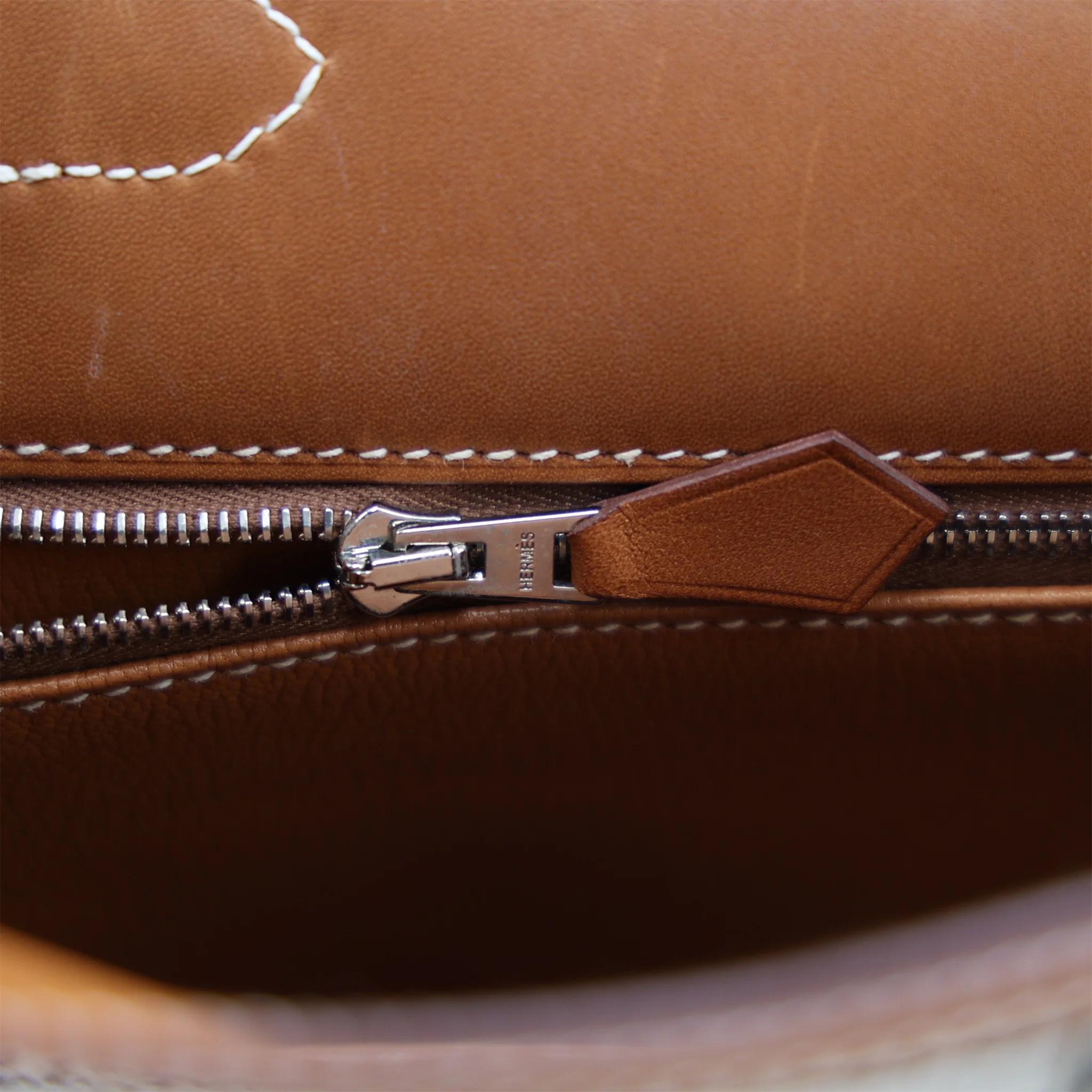 ランク A HERMÈS エルメス 限定品 ケリー28 デシュネ フォーブ (34) バレニア トワルキャンプ シルバー金具 C刻印 (2018) - 16