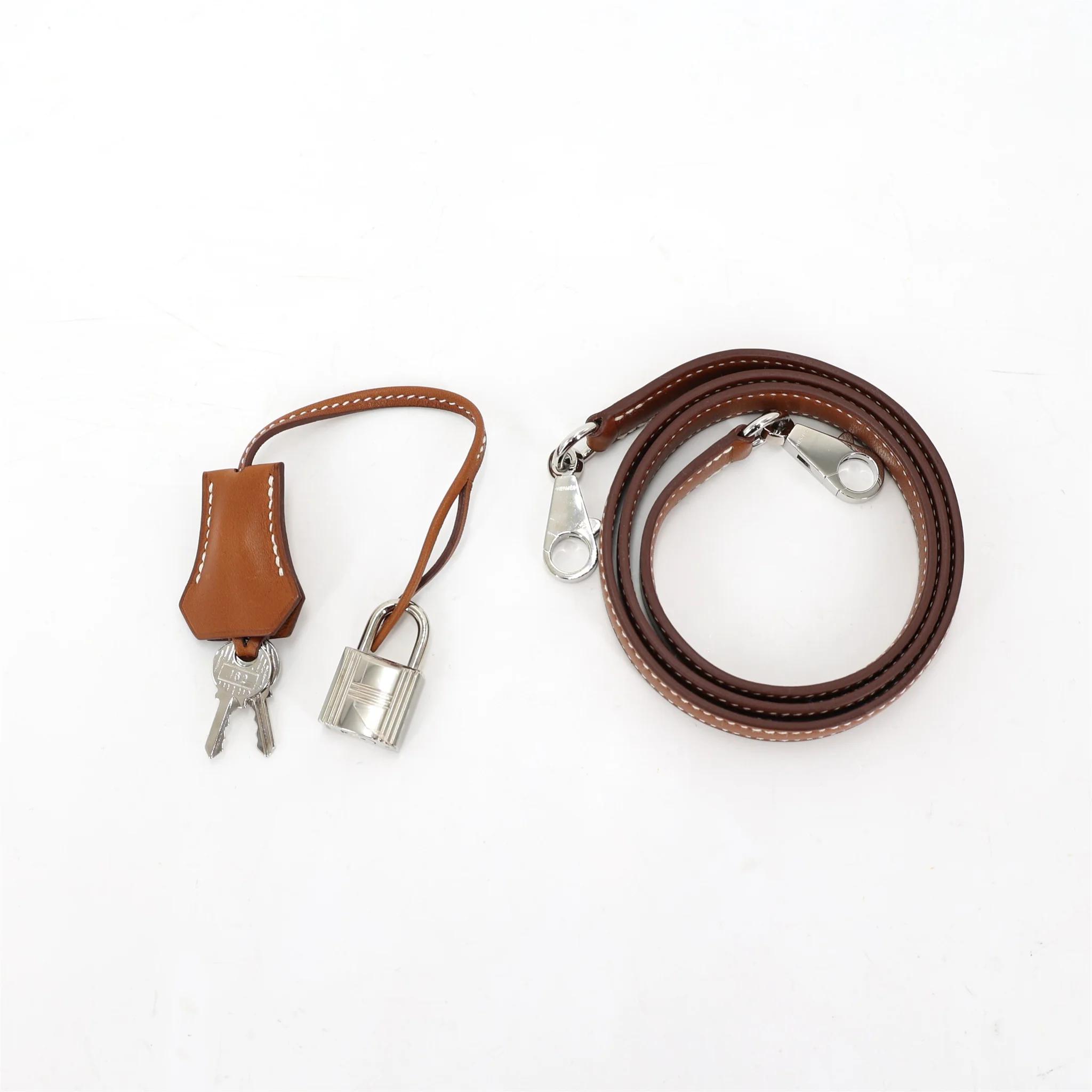 ランク A HERMÈS エルメス 限定品 ケリー28 デシュネ フォーブ (34) バレニア トワルキャンプ シルバー金具 C刻印 (2018) - 19