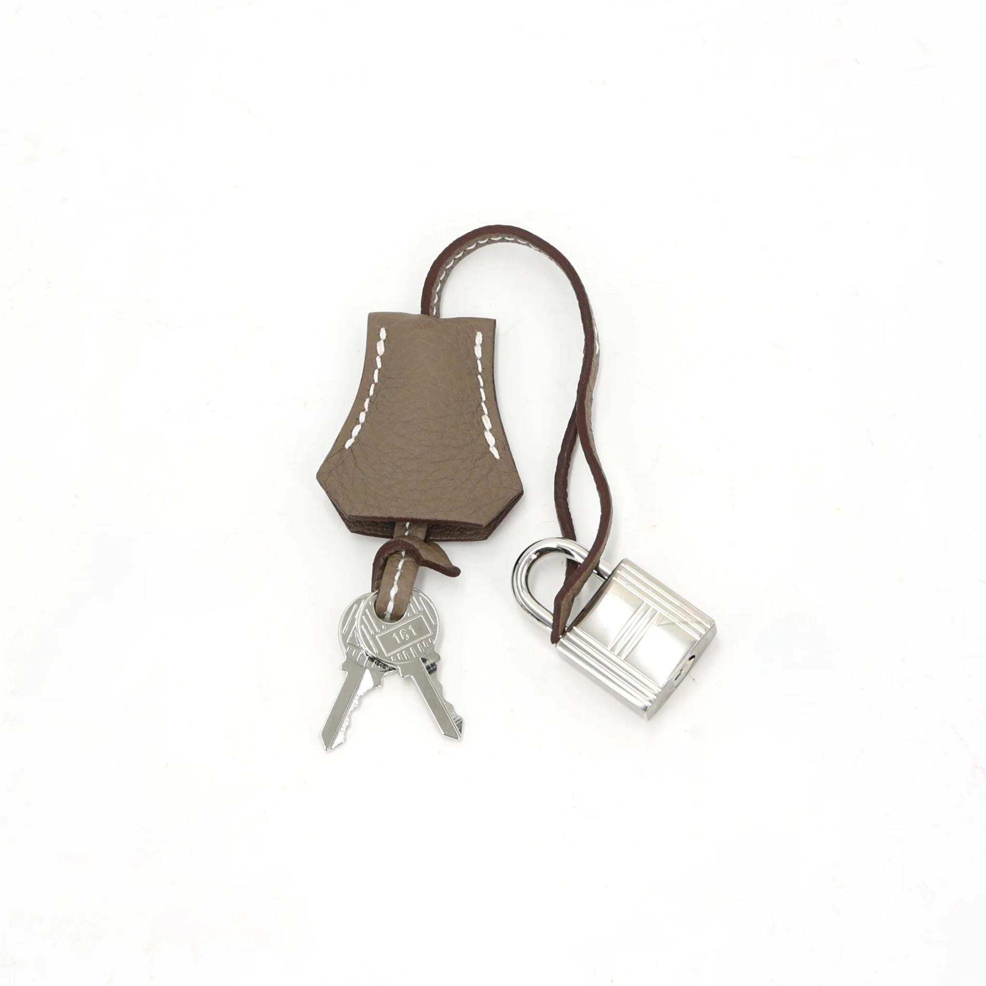 Brand New ( Rank N ) HERMÈS Birkin 25 Etoupe (18) Togo Palladium hardware K (2025) - 17
