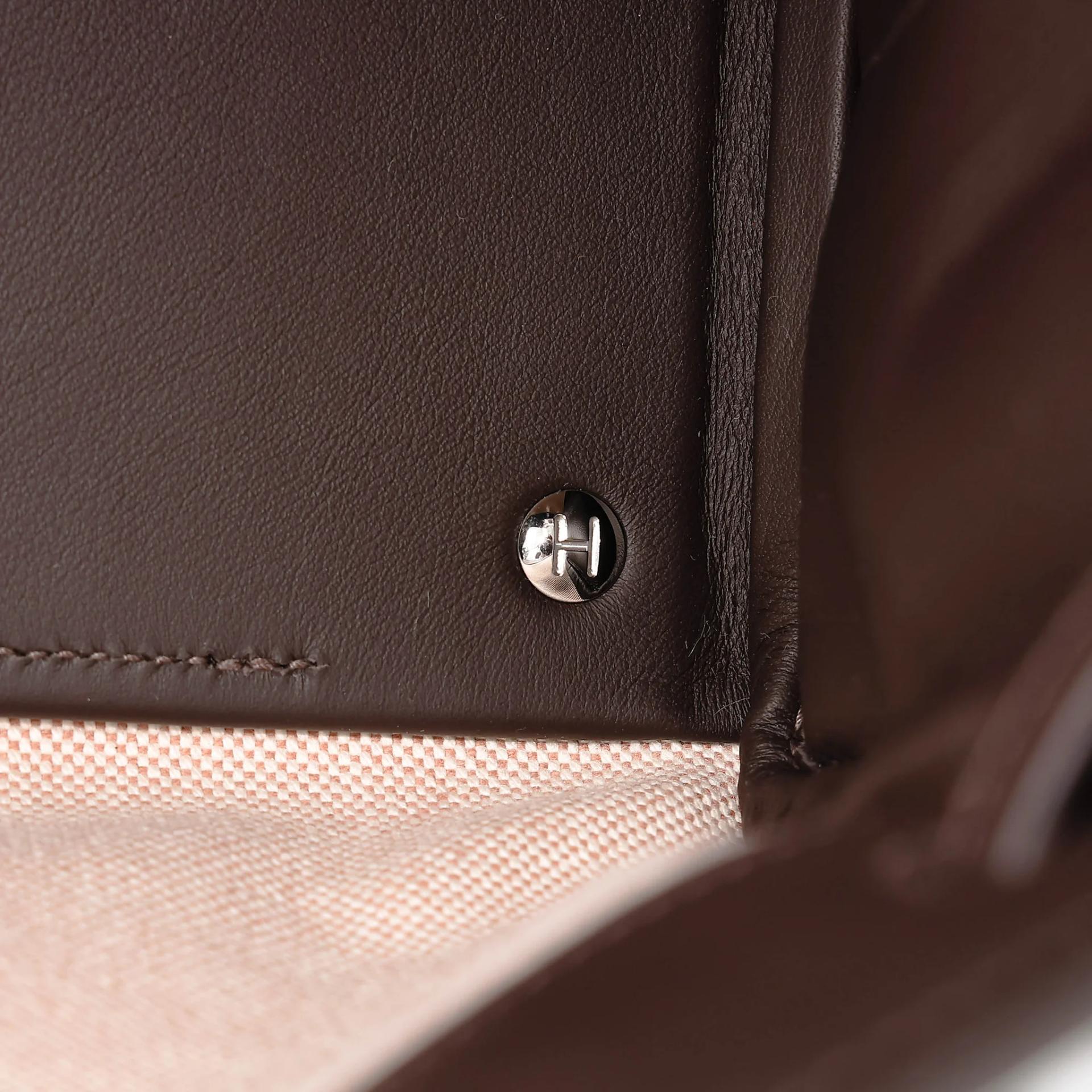 ランク N 新品 HERMÈS エルメス 限定品 バーキン 25 カーゴ ベブラン（T3） スイフト トワルアッシュ シルバー金具 G刻印 (2026) - 20