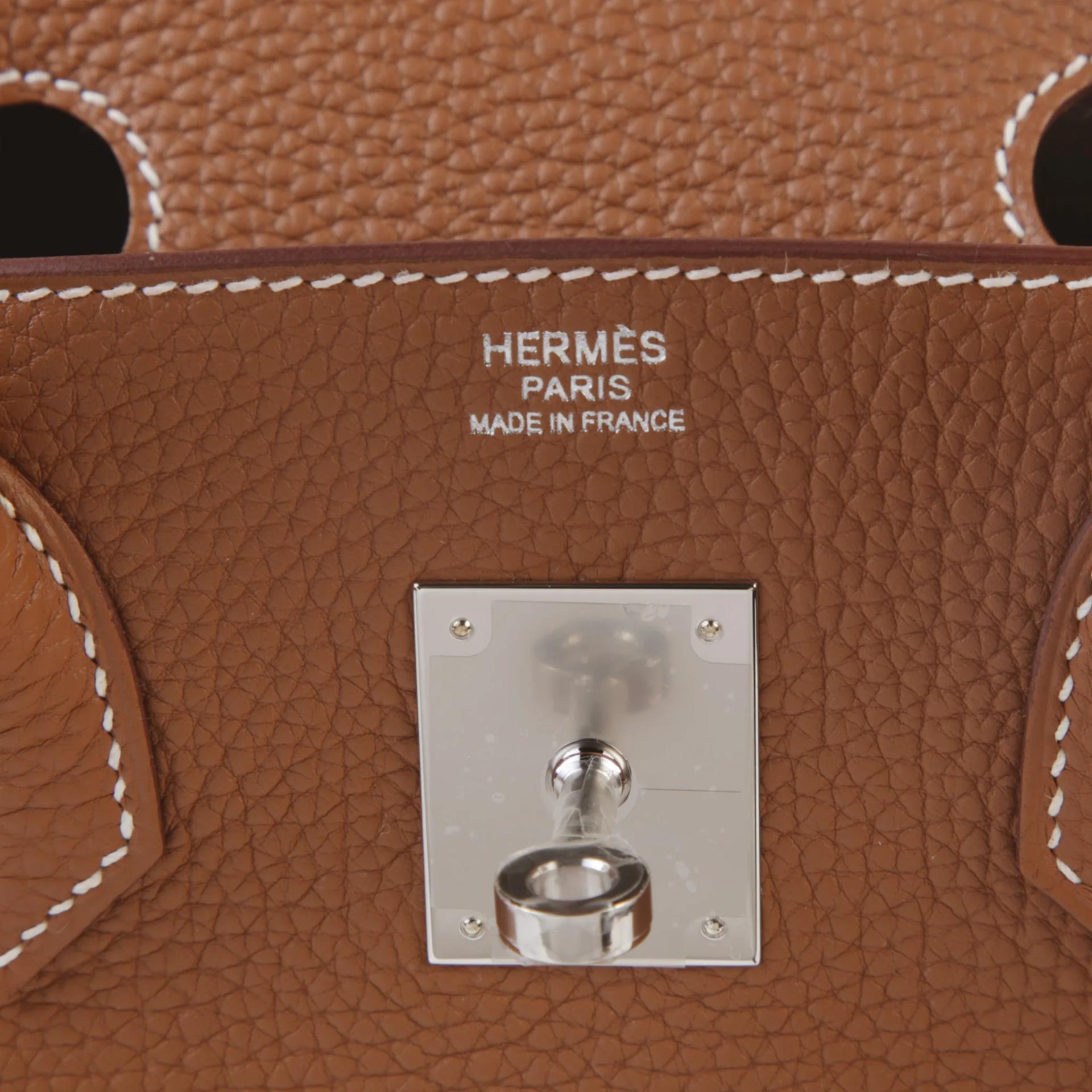 Brand New ( Rank N ) HERMÈS Birkin 30 Gold (37) Togo Palladium hardware G (2026) - 9