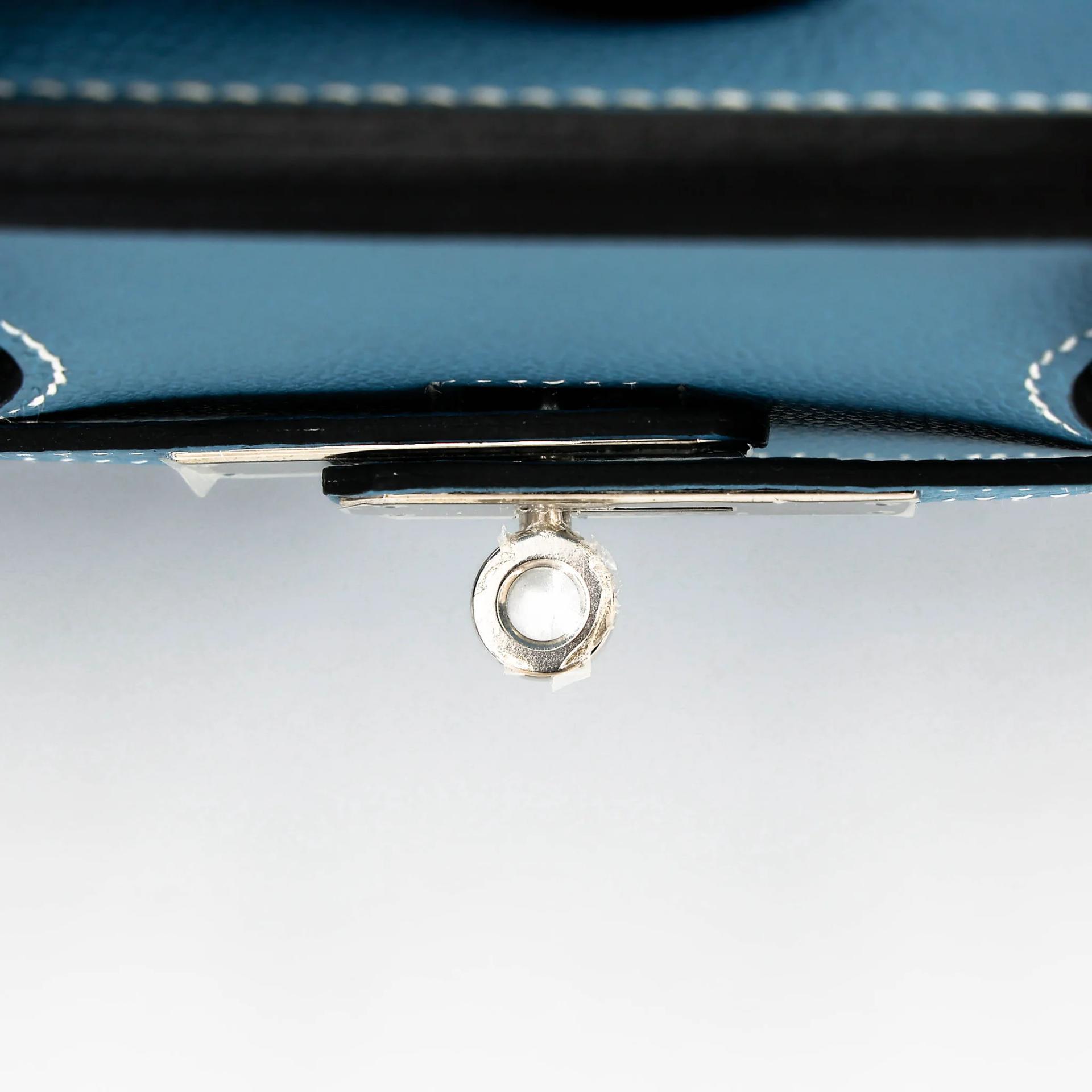 ランク NS 未使用品 HERMÈS エルメス バーキン35 ブルージーン (75) トゴ シルバー金具 □N刻印 (2010) - 9