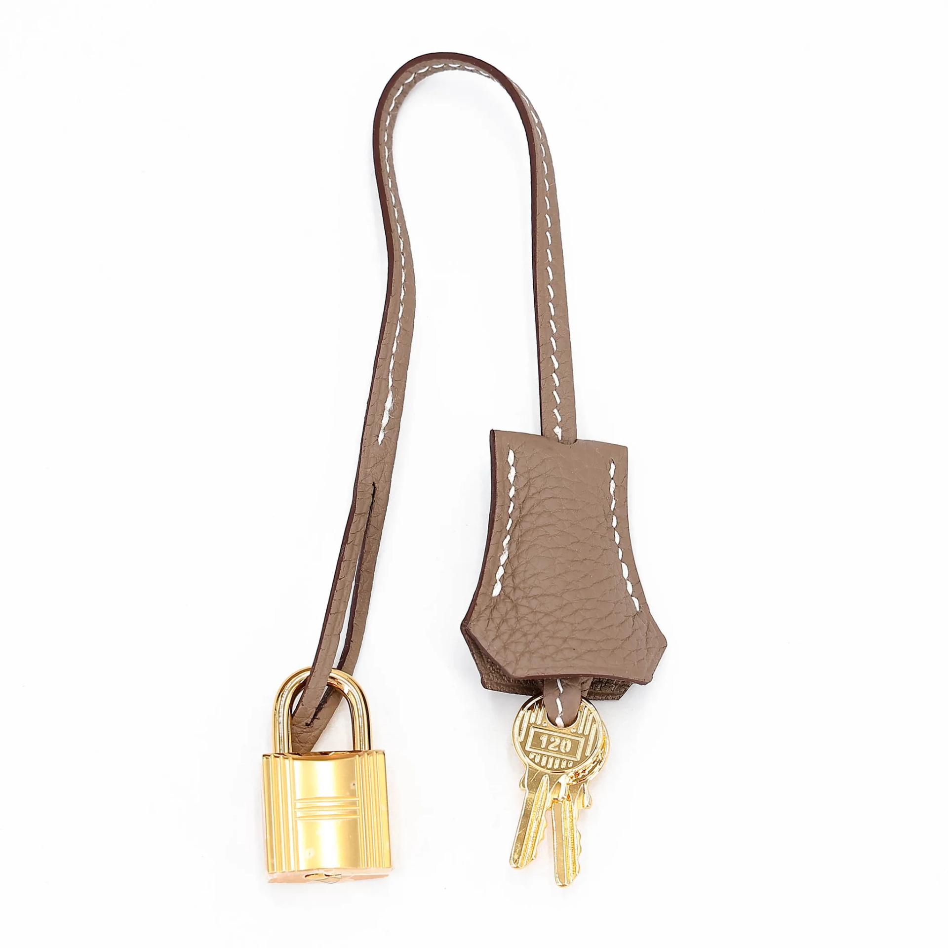 Brand New ( Rank N ) HERMÈS Birkin 40 Etoupe (18) Togo Gold hardware G (2026) - 16