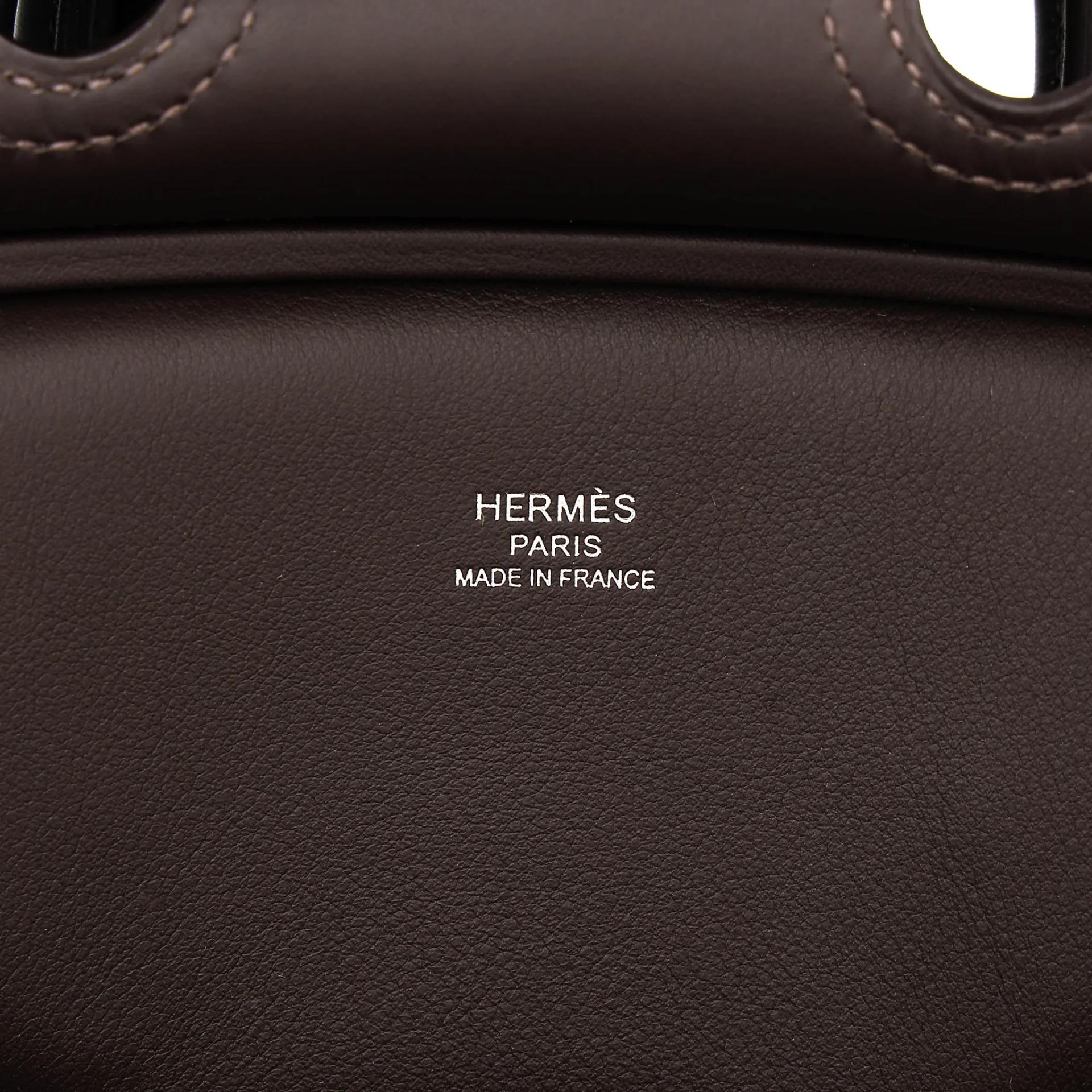 ランク N 新品 HERMÈS エルメス 限定品 バーキン 25 カーゴ ベブラン（T3） スイフト トワルアッシュ シルバー金具 G刻印 (2026) - 16