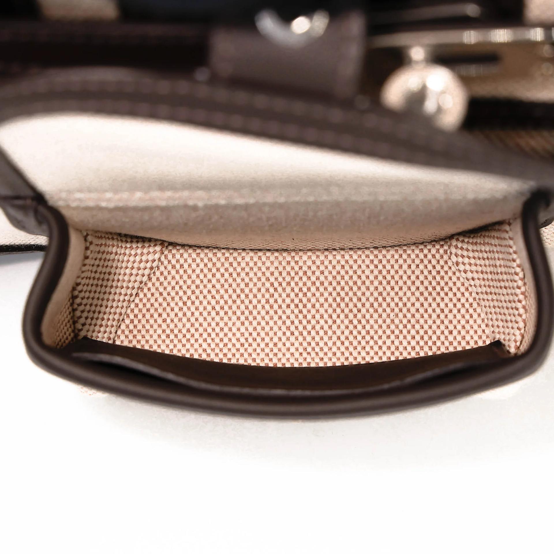 ランク N 新品 HERMÈS エルメス 限定品 バーキン 25 カーゴ ベブラン（T3） スイフト トワルアッシュ シルバー金具 G刻印 (2026) - 12