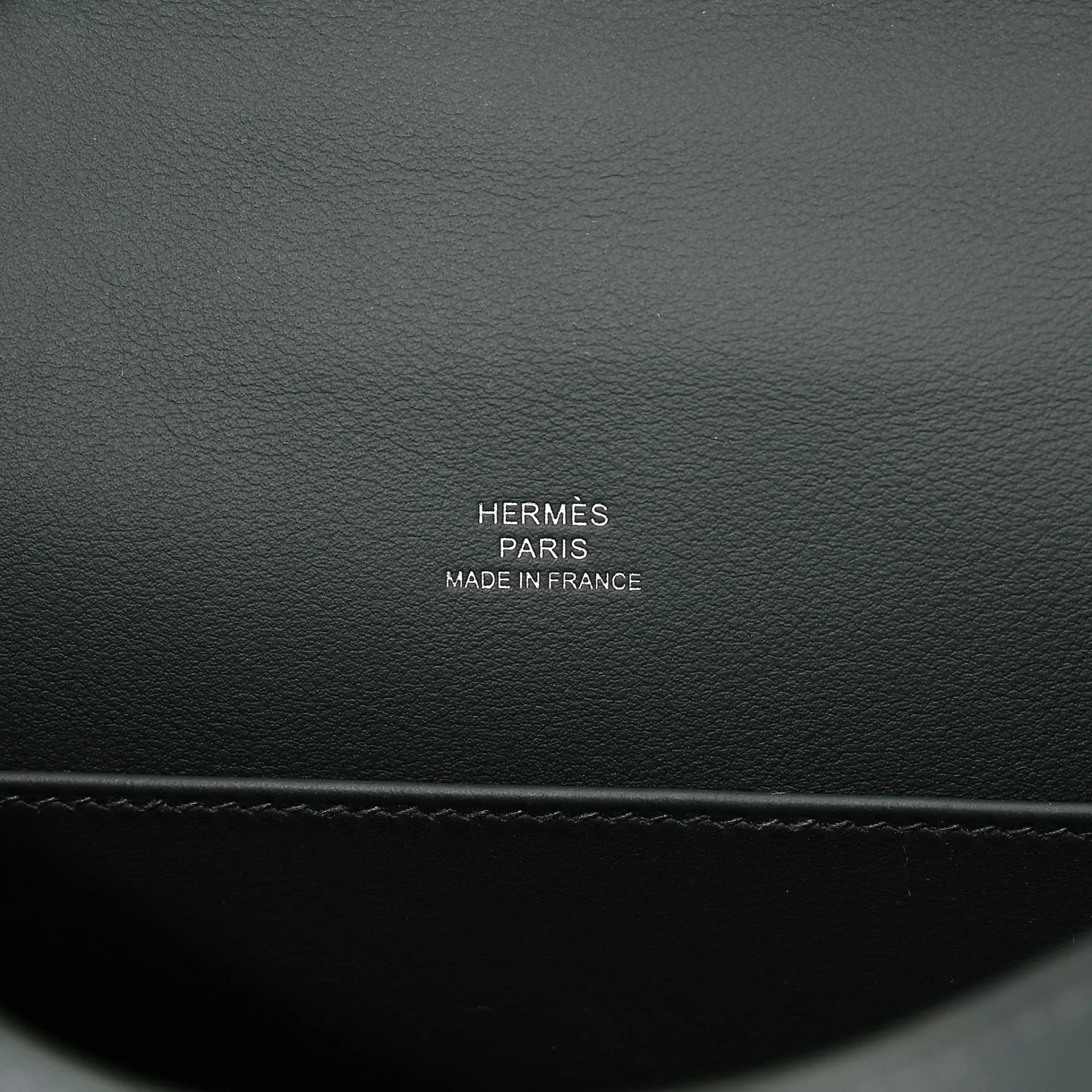 Brand New ( Rank N ) HERMÈS Kelly Pochette Vert Mangrove (Q0) Swift Palladium hardware K (2025) - 14