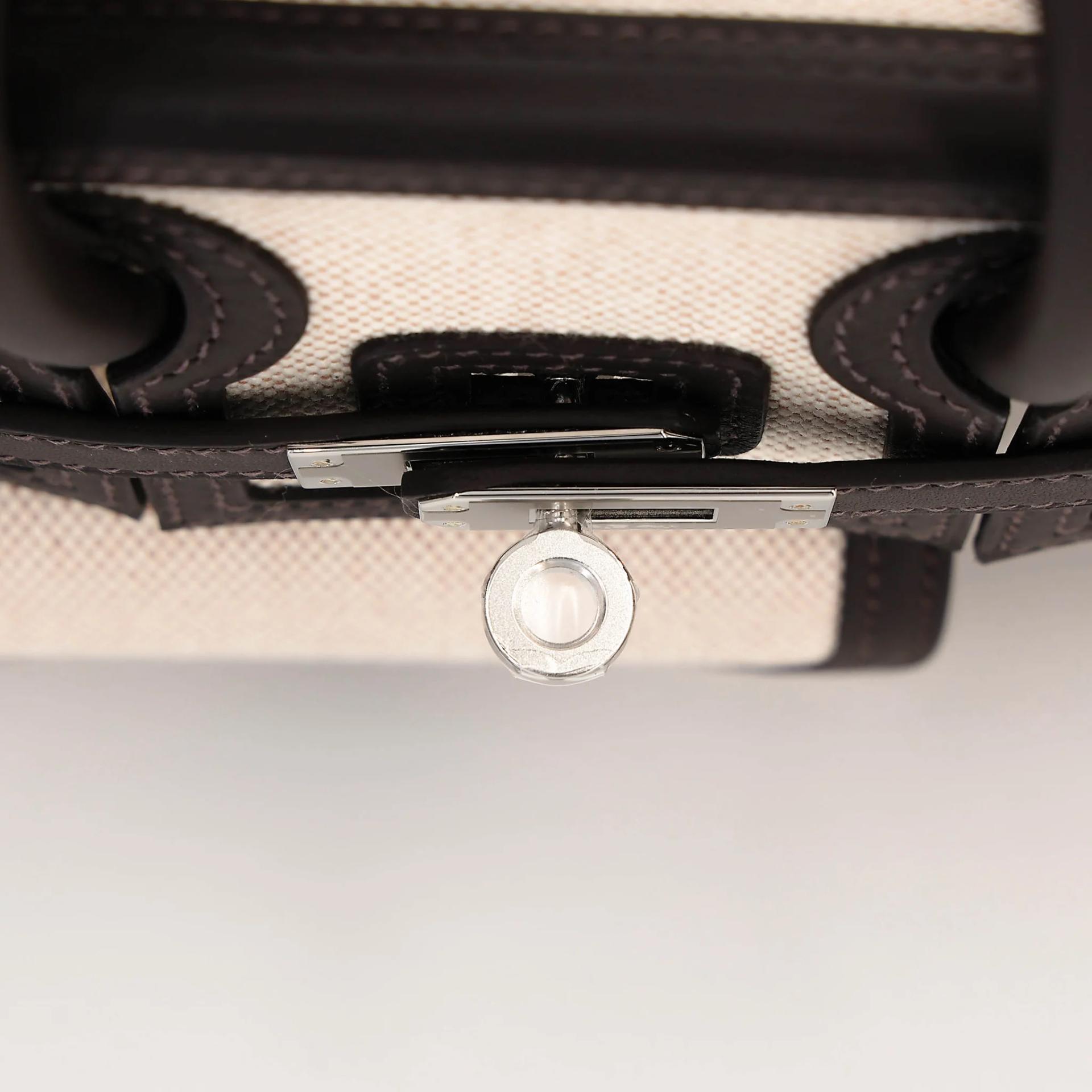 ランク N 新品 HERMÈS エルメス 限定品 バーキン 25 カーゴ ベブラン（T3） スイフト トワルアッシュ シルバー金具 G刻印 (2026) - 14