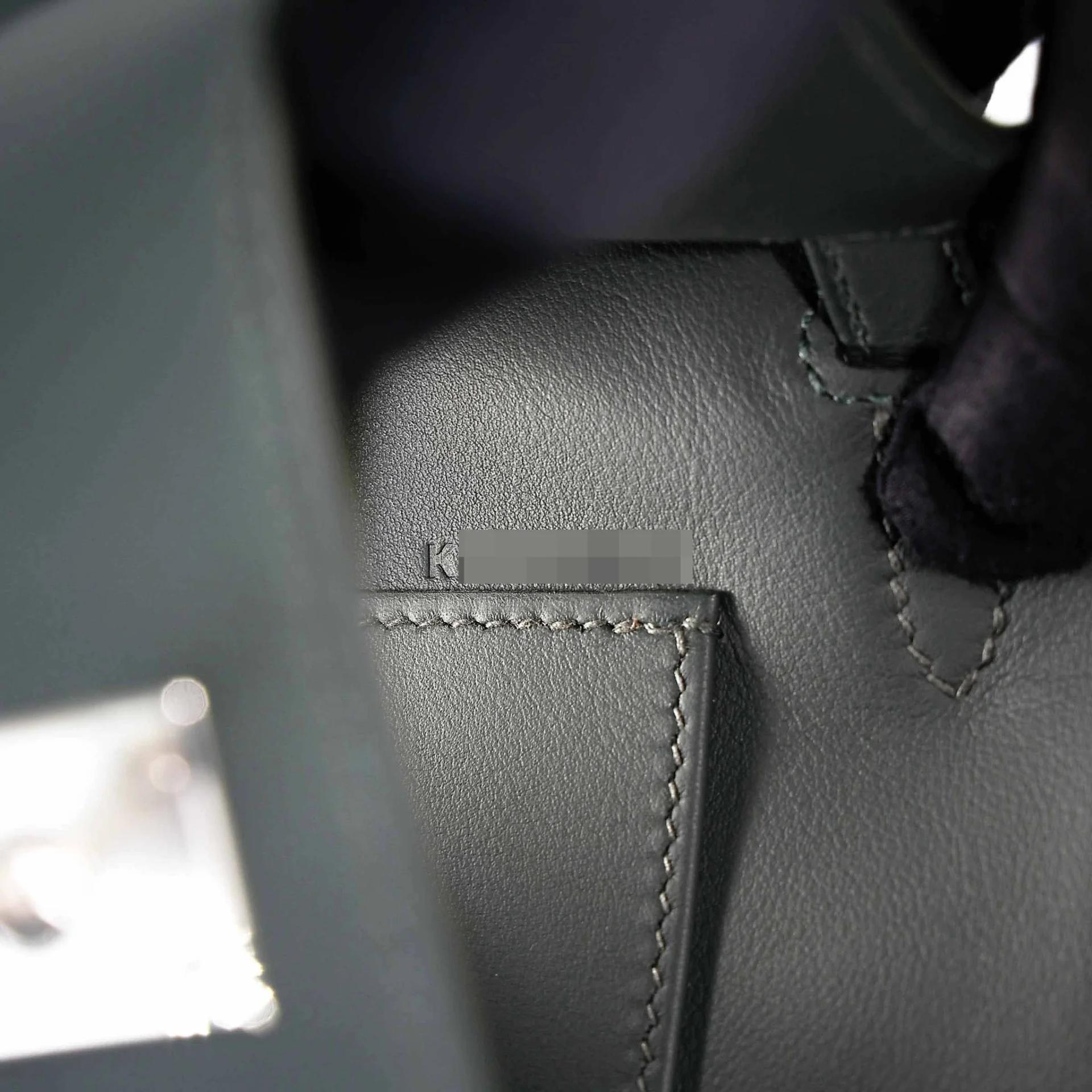 Brand New ( Rank N ) HERMÈS Kelly Pochette Vert Mangrove (Q0) Swift Palladium hardware K (2025) - 15
