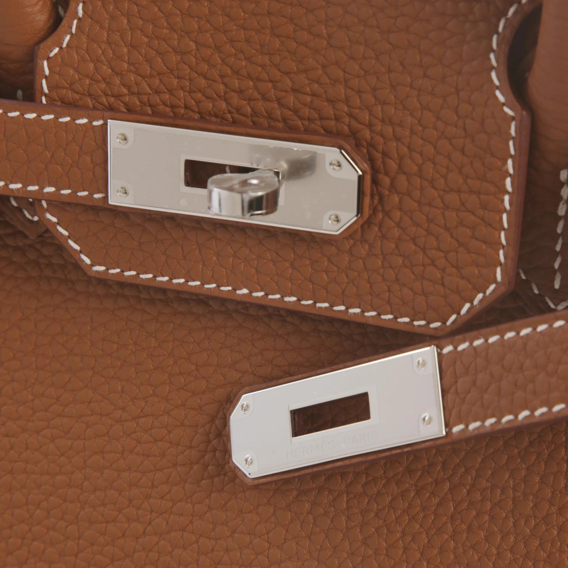 Brand New ( Rank N ) HERMÈS Birkin 30 Gold (37) Togo Palladium hardware G (2026) - 8