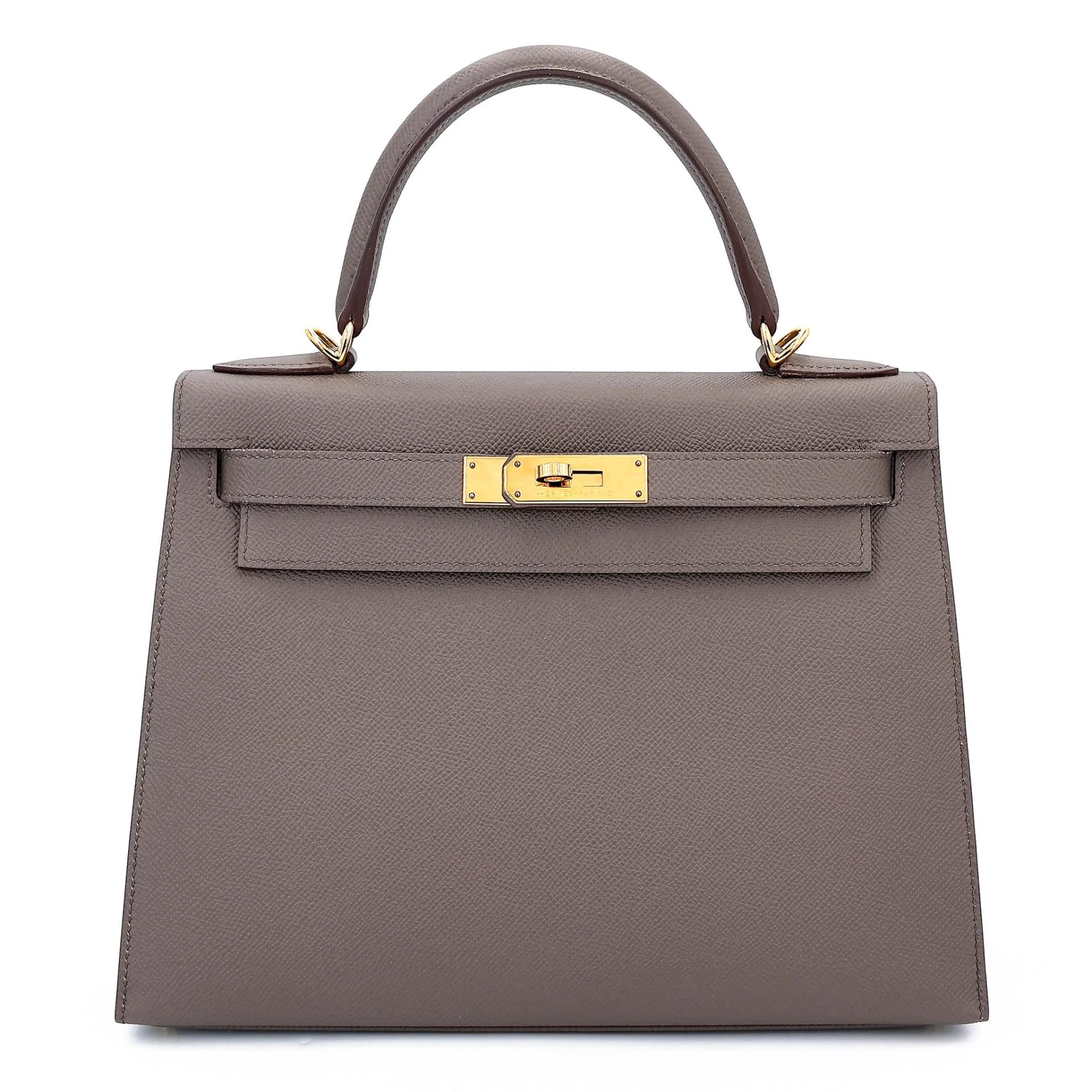 Kelly 28 Sellier Etain (8F)