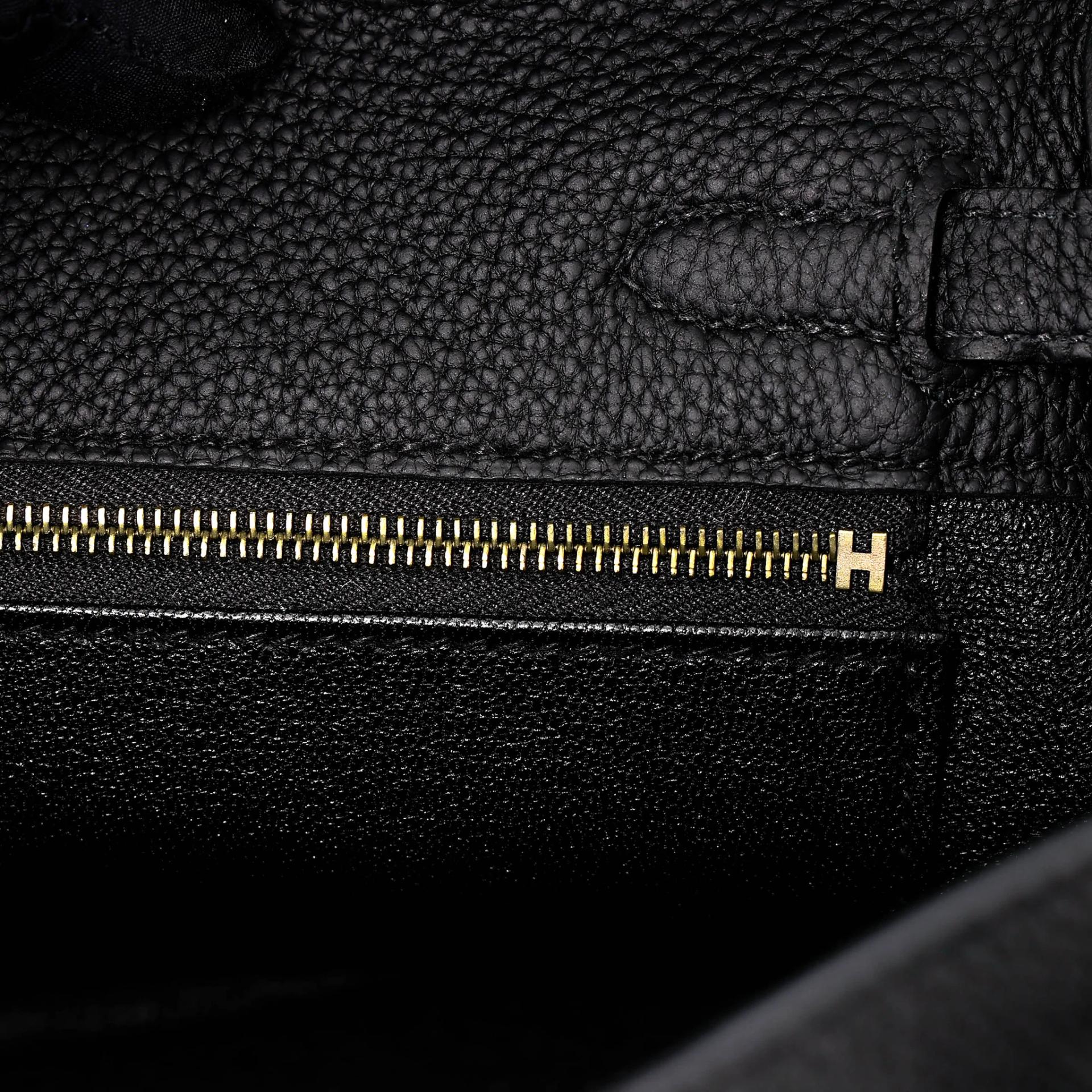 Brand New ( Rank N ) HERMÈS Kelly 25 Noir (89) Togo Gold hardware K (2025) - 14