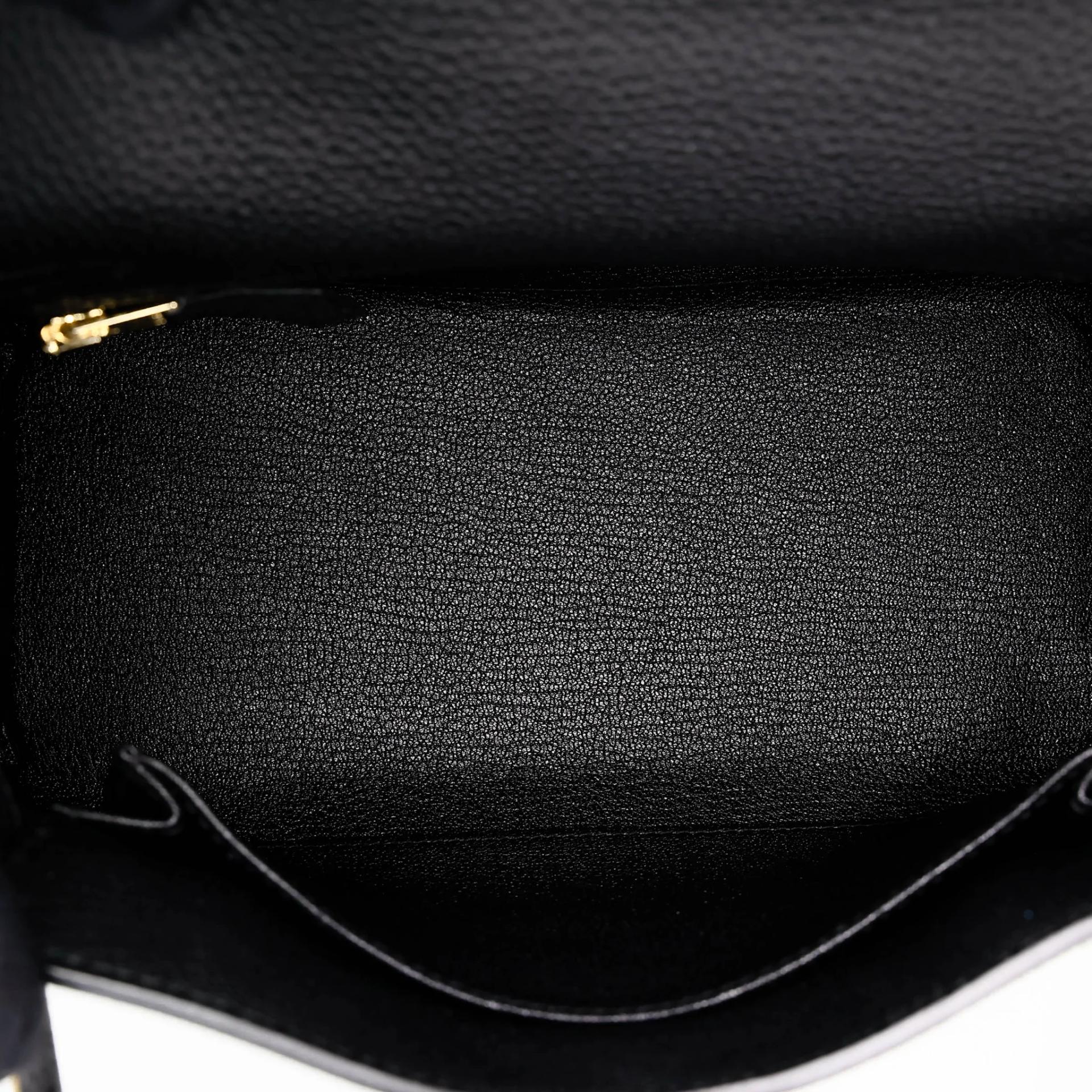 Brand New ( Rank N ) HERMÈS Kelly 25 Noir (89) Togo Gold hardware K (2025) - 18