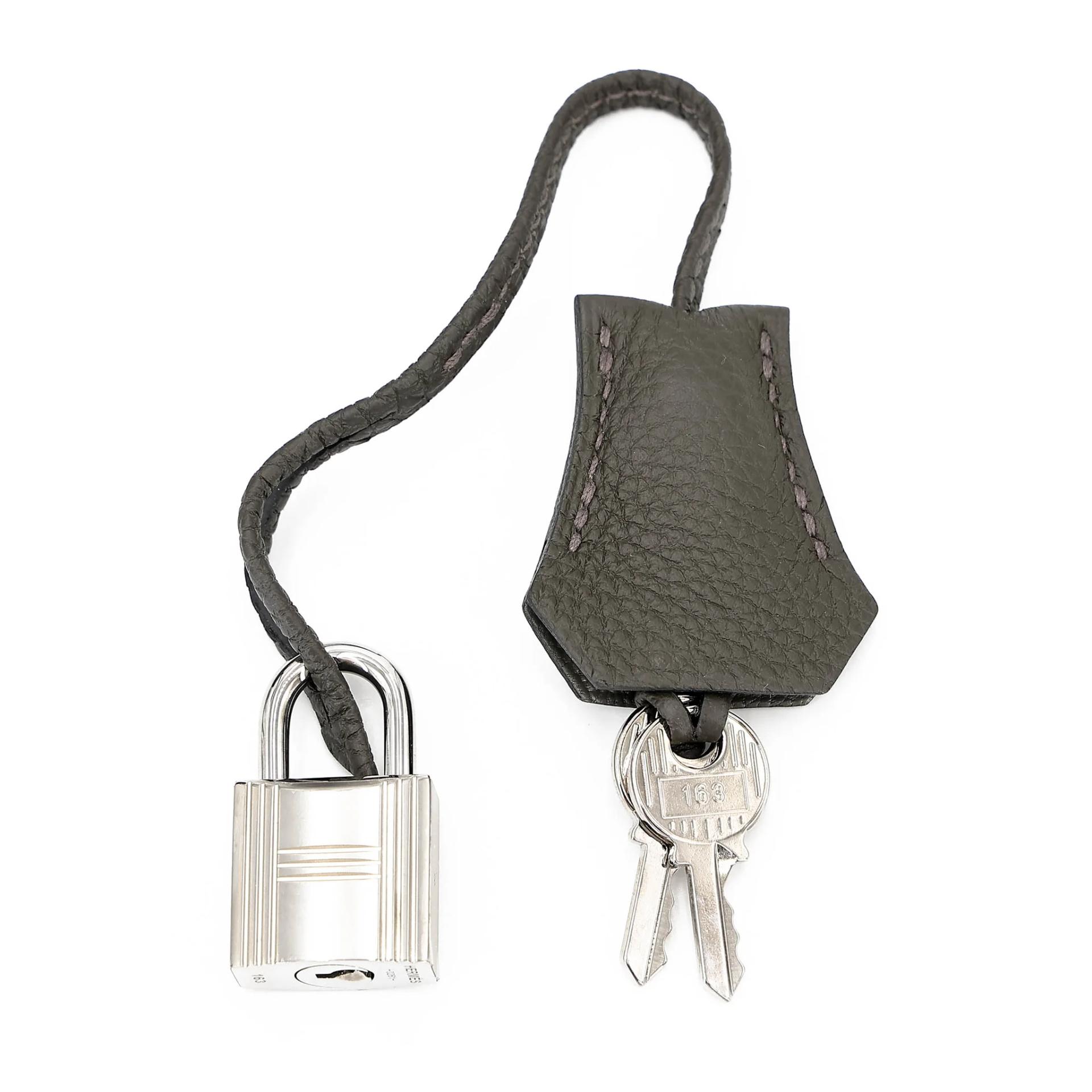 Very Good ( Rank A) HERMÈS Birkin 25 Vert de Gris (C6) Togo Palladium hardware U (2022) - 23