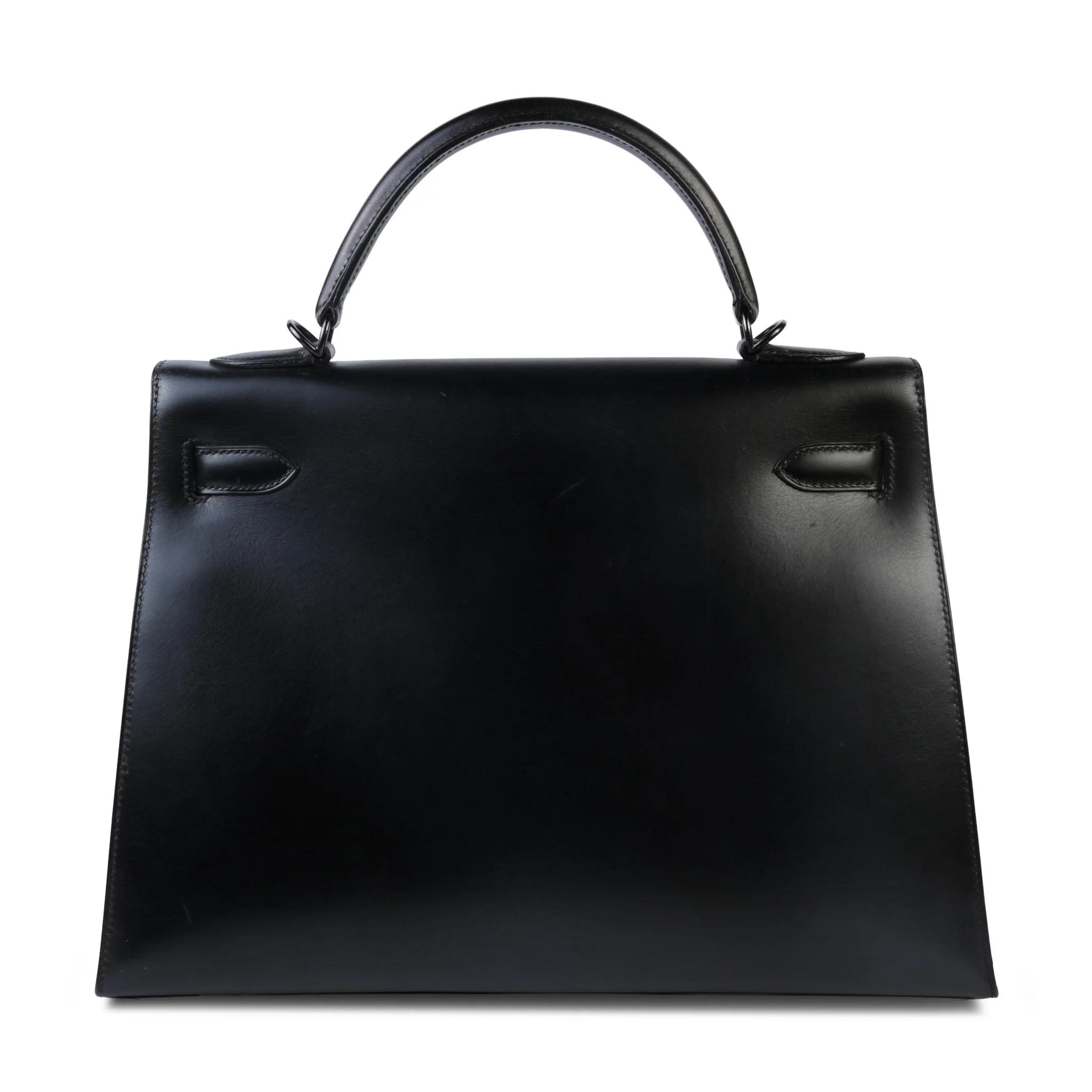 Kelly 32 Sellier Box Moon Light Noir (89)