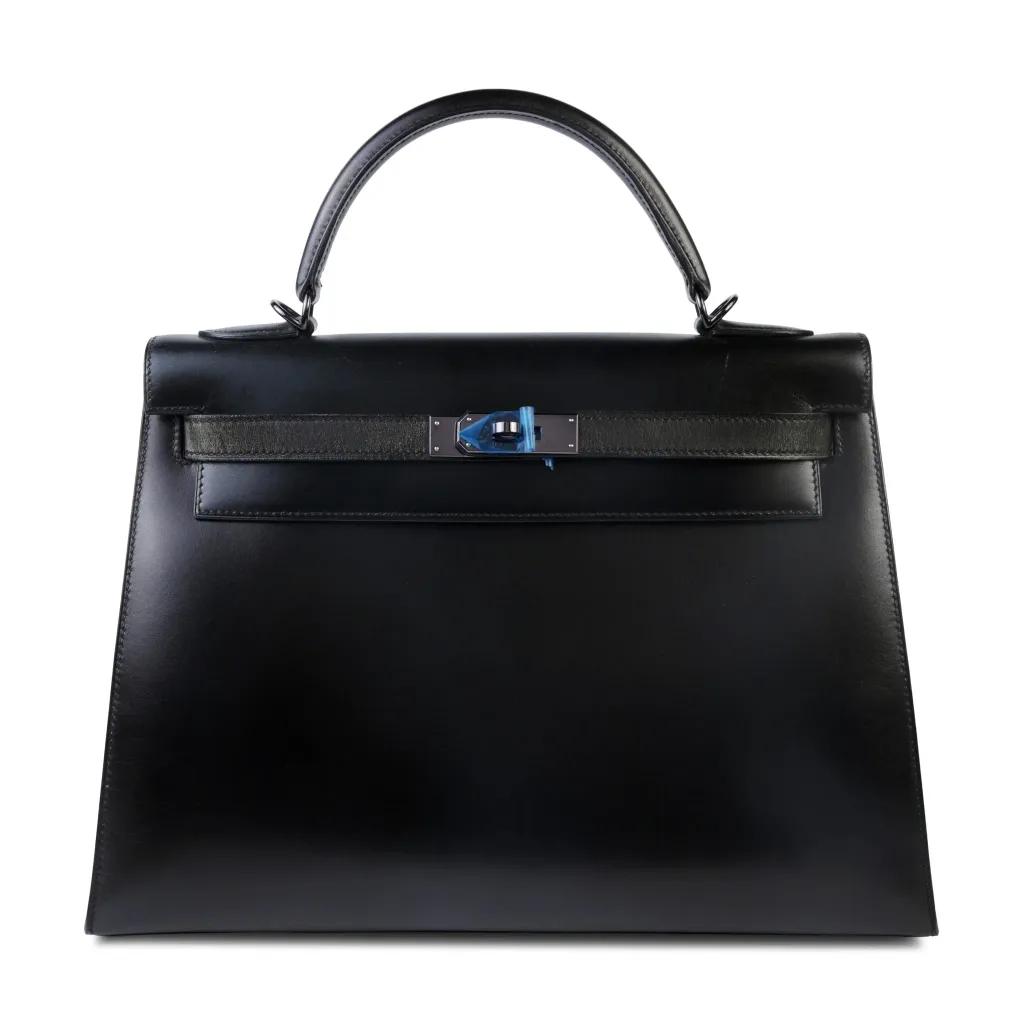 Kelly 32 Sellier Box Moon Light Noir (89)